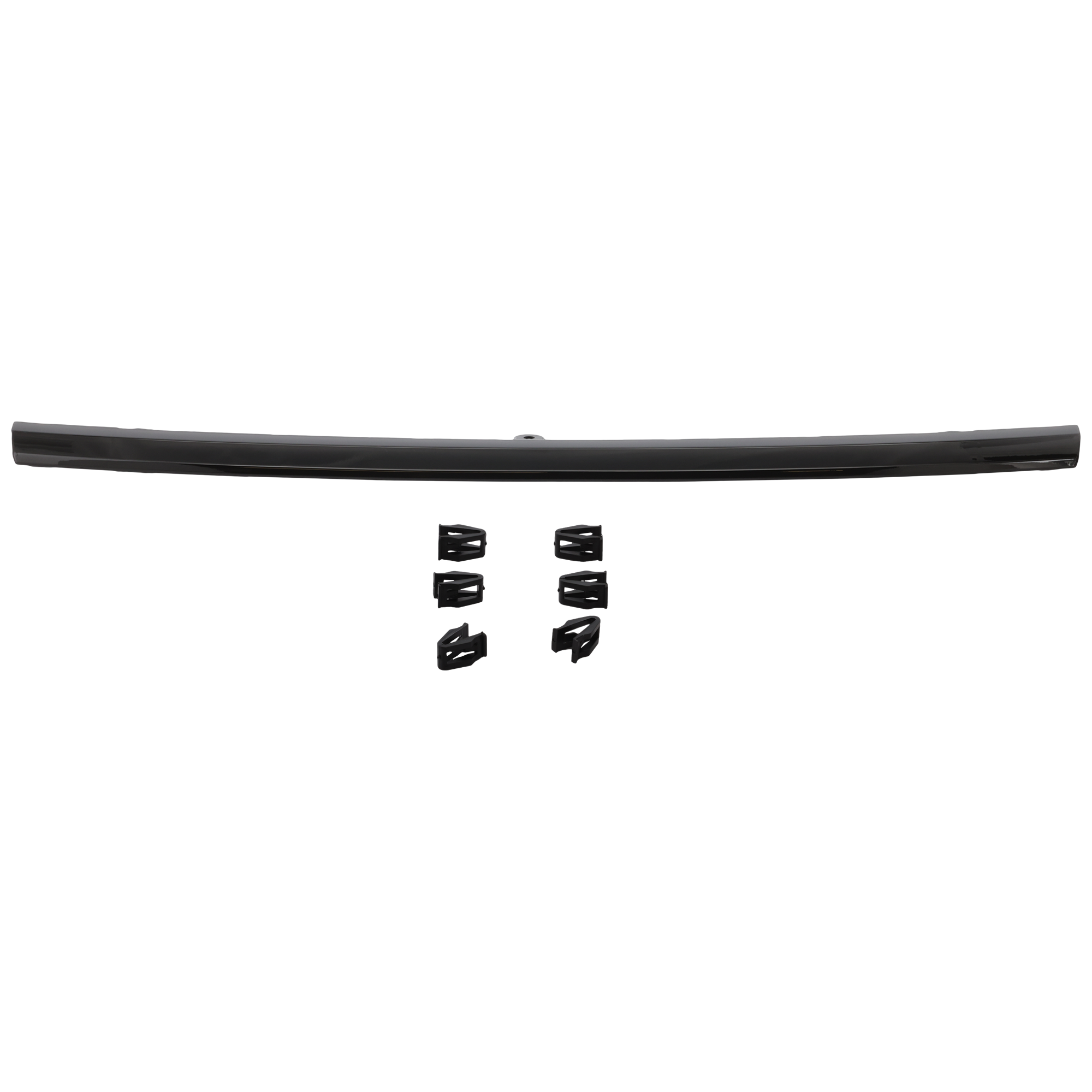 AM PILOT 23-23 GRILLE MOLDING Upper Gloss Black Black Edition Sport Trailsport Model CAPA SKU GH07070054Q Partslink HO1210184C OEM 71201T90A10