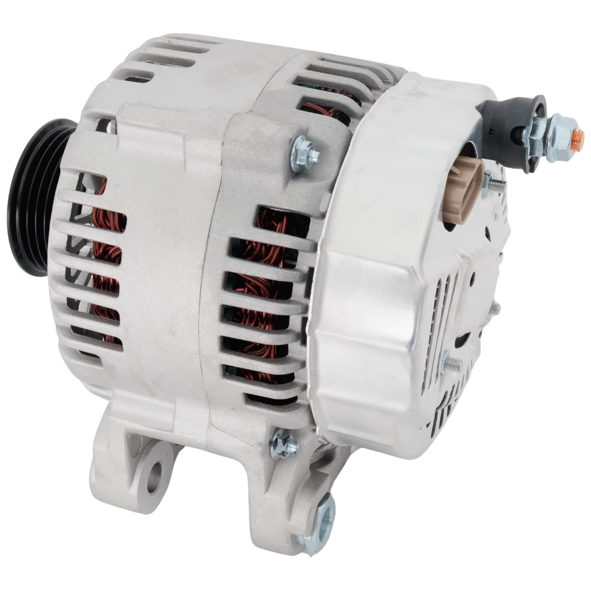 AM AZERA 06-11 VERACRUZ 07-12 ALTERNATOR 6 Cyl. 6 Grooves 130 Amps SKU GH33010001