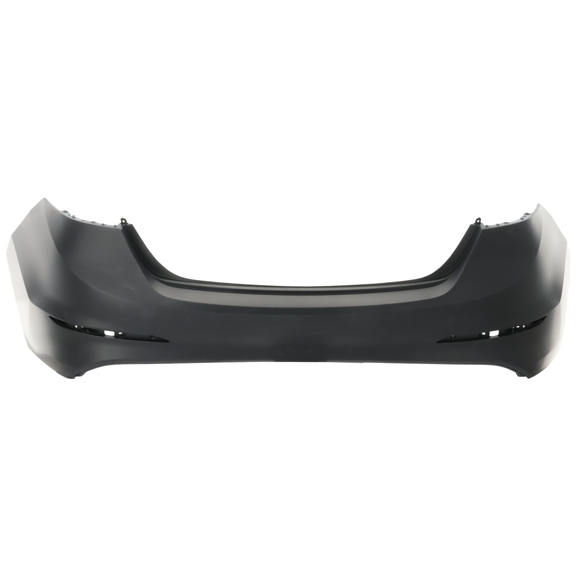 AM ELANTRA 17-18 REAR BUMPER COVER Primed Exc. Sport Model Korea Built Vehicle CAPA SKU GH76010004PQ Partslink HY1100211C OEM 86611F2000