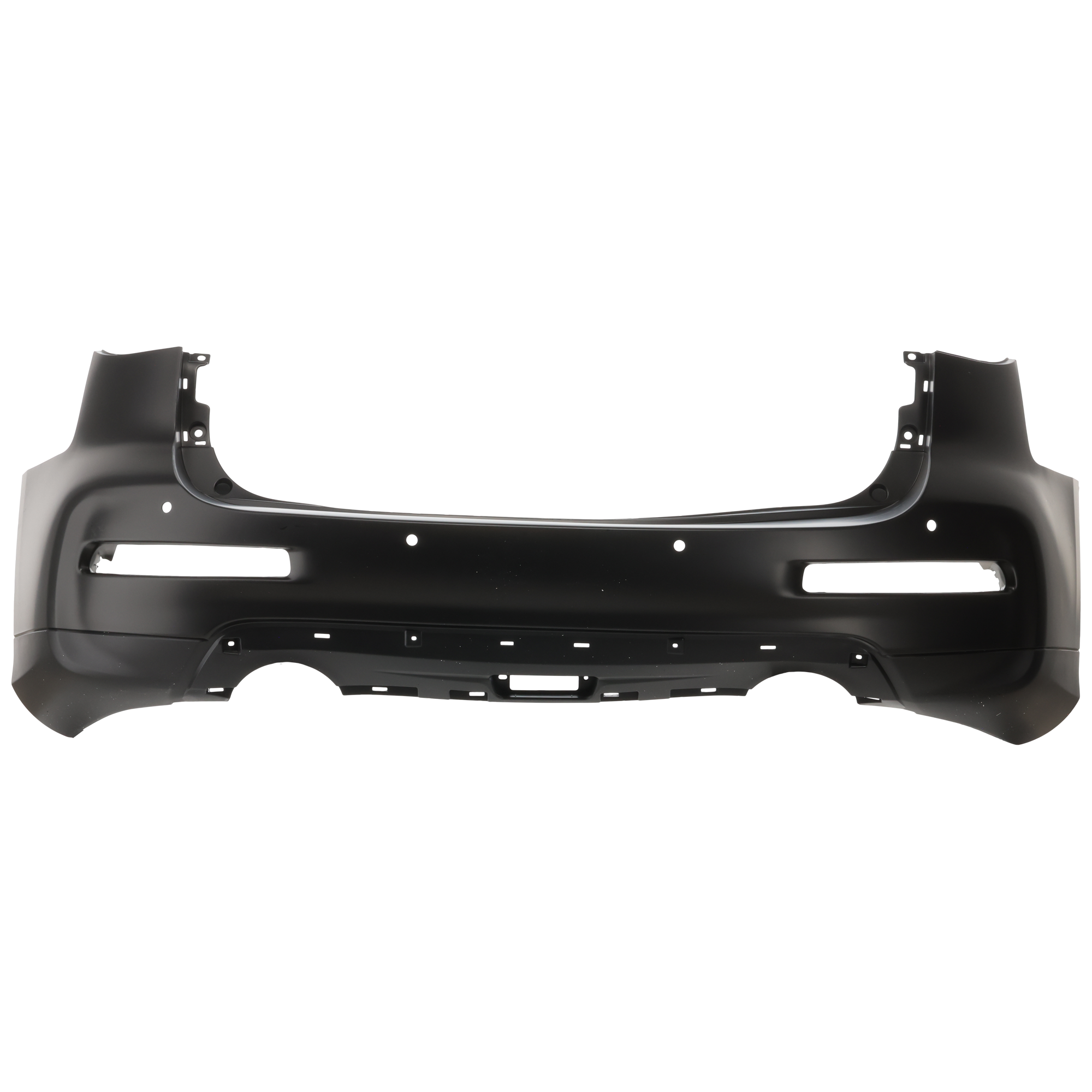 AM QX50-16-17 REAR BUMPER COVER Primed w Park Distance Control Sensor Holes w o Around View Monitor CAPA SKU GI76010002PQ Partslink IN1100158C OEM HEM225UB2H