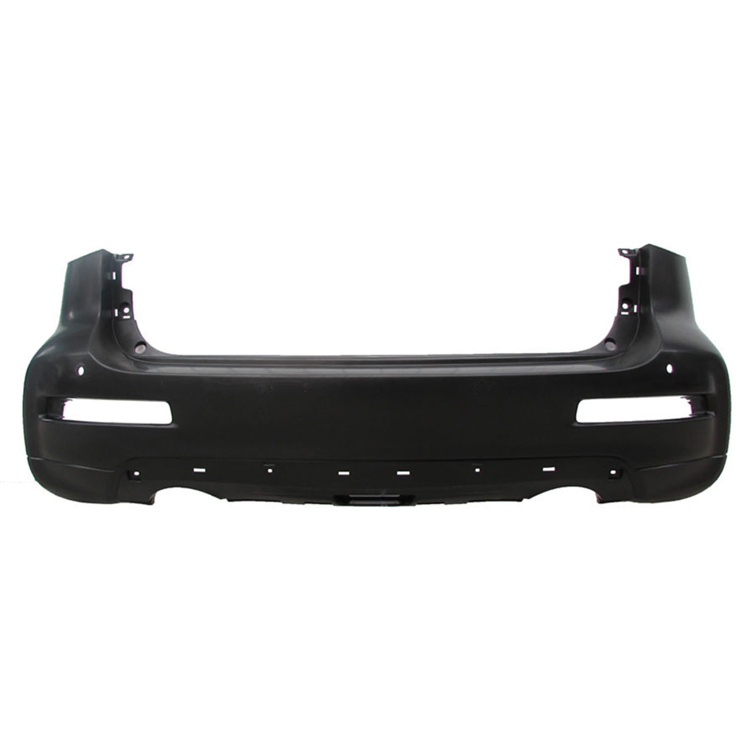 AM QX50-16-17 REAR BUMPER COVER Primed w Park Distance Control Sensor Holes w Around View Monitor CAPA SKU GI76010003PQ Partslink IN1100159C OEM HEM225UB1H