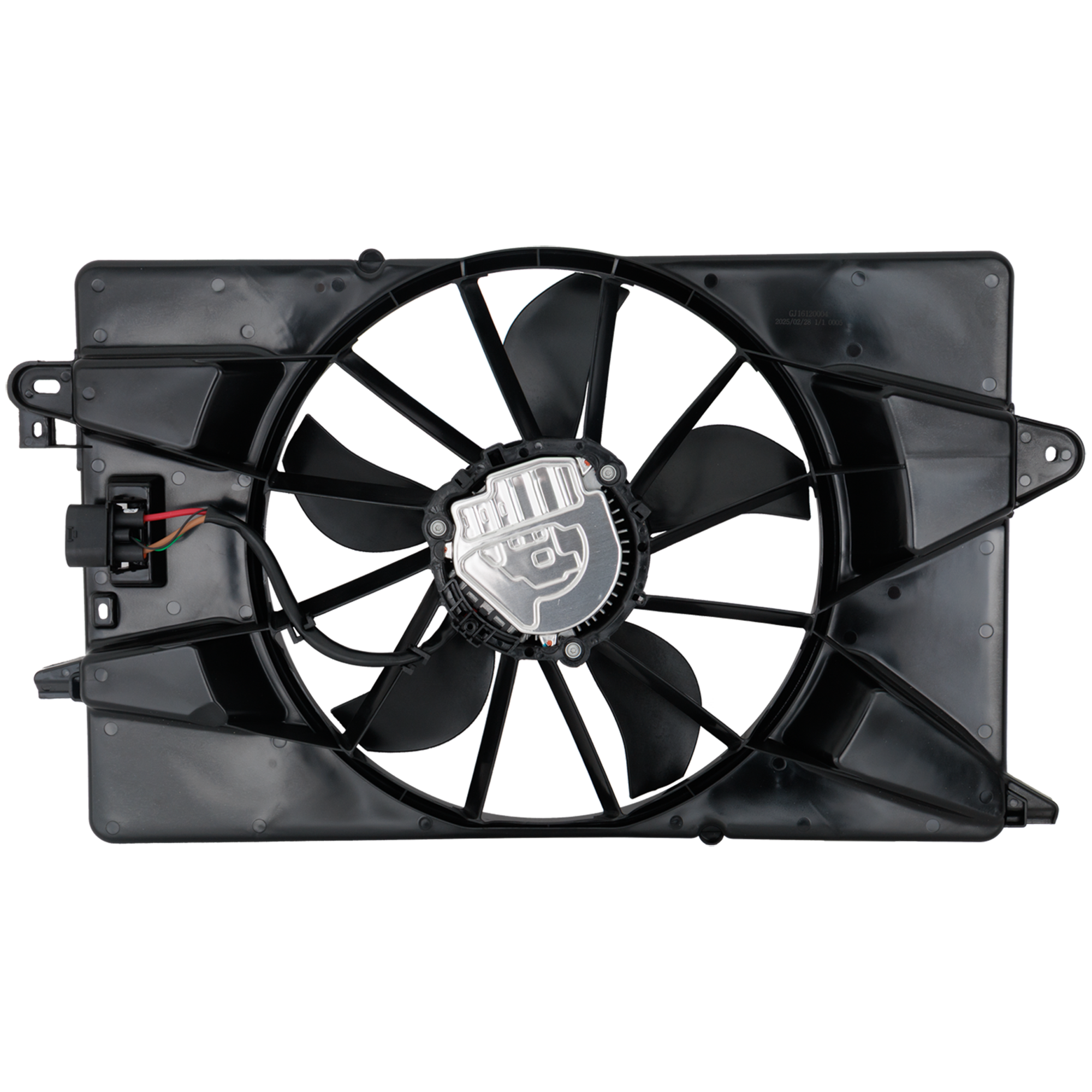 AM CHEROKEE 19-23 RADIATOR FAN ASSEMBLY Std Duty Cooling From 10-3-19 SKU GJ16120004 Partslink CH3115206 OEM 68437465AB 68437465AA
