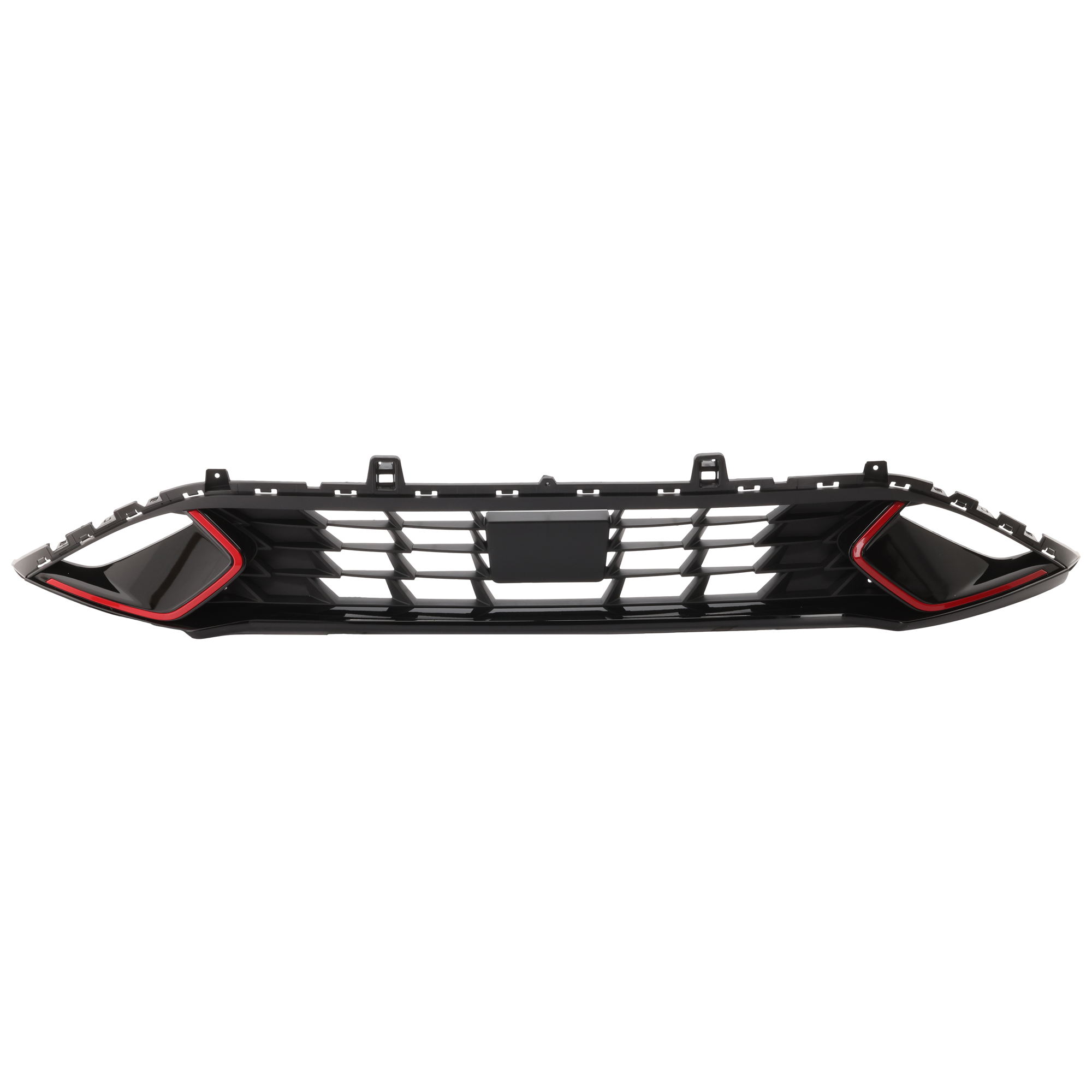 AM FORTE 22-24 FRONT BUMPER GRILLE Textured Dark Gray GT GT Limited GT Line Models w Intelligent Cruise Control CAPA SKU GK01530066Q Partslink KI1036199C OEM 86530M7610