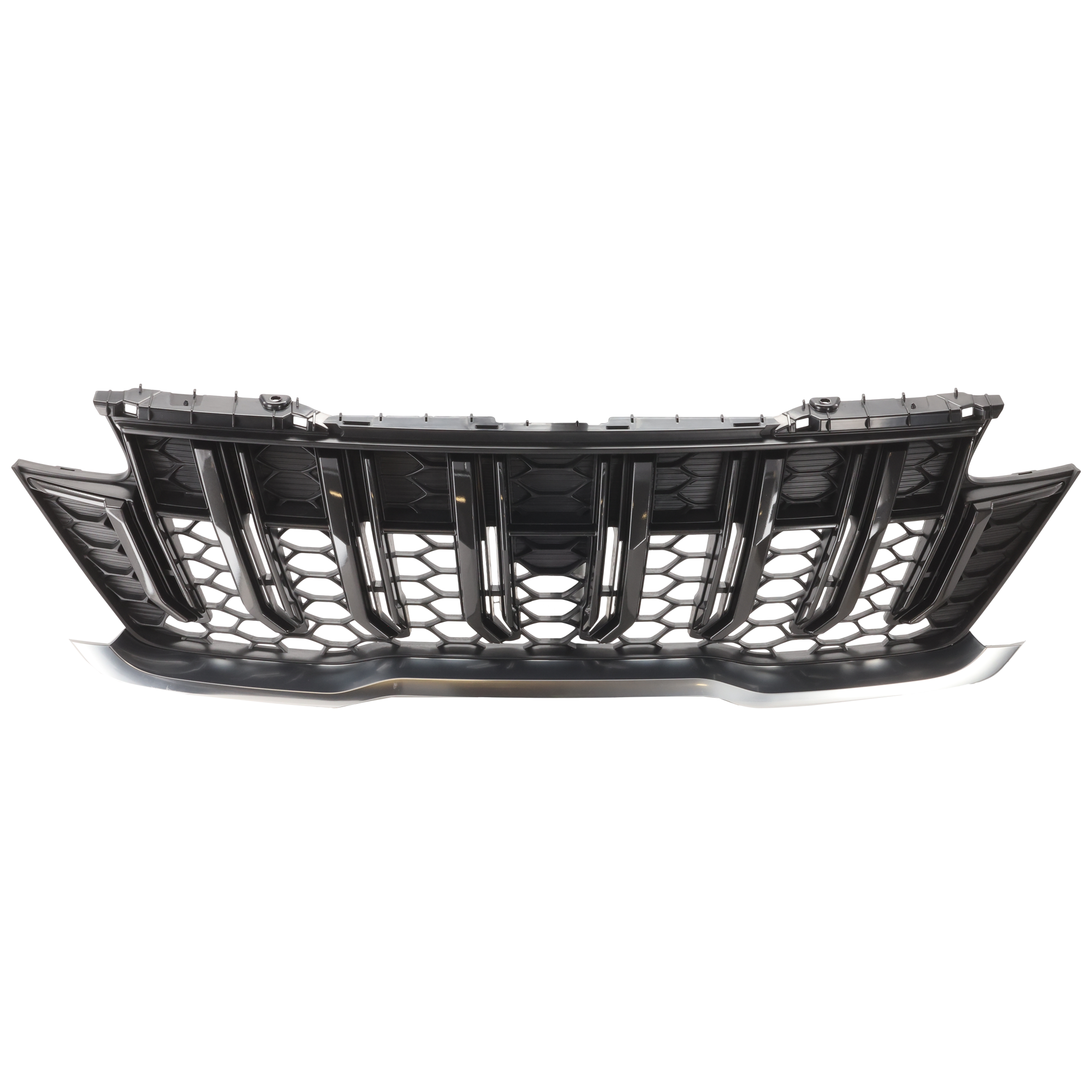 AM CARNIVAL 22-24 GRILLE Textured Dark Gray Shell with Chrome Insert Excludes SX Models SKU GK07010002 Partslink KI1200265 OEM 86350R0000