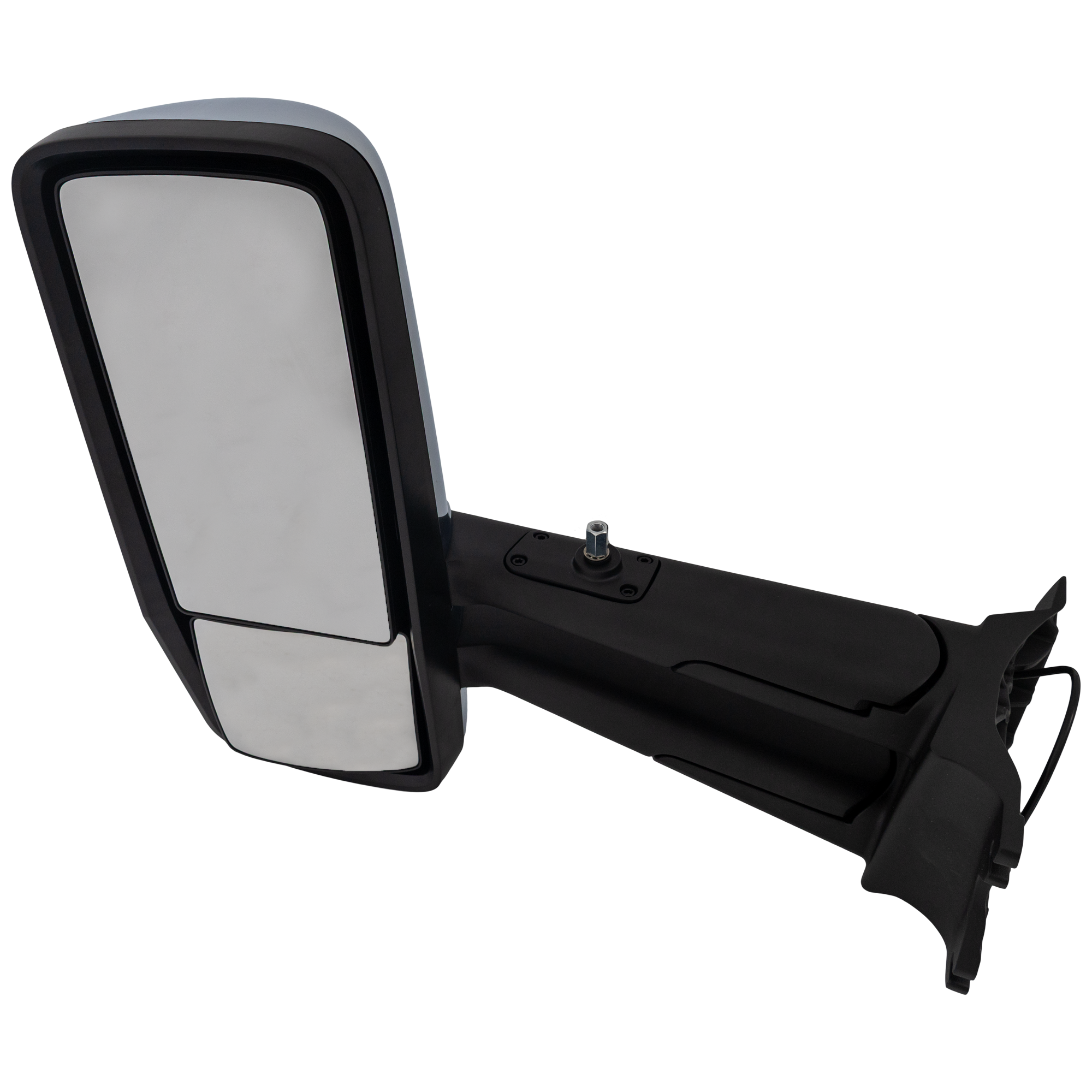 AM KENWORTH T680 T880-17-24 MIRROR LH Power Non Folding Heated Chrome w CB Cable and Temp Sensor SKU GKW11ECL HD OEM R596093221000 R226299300