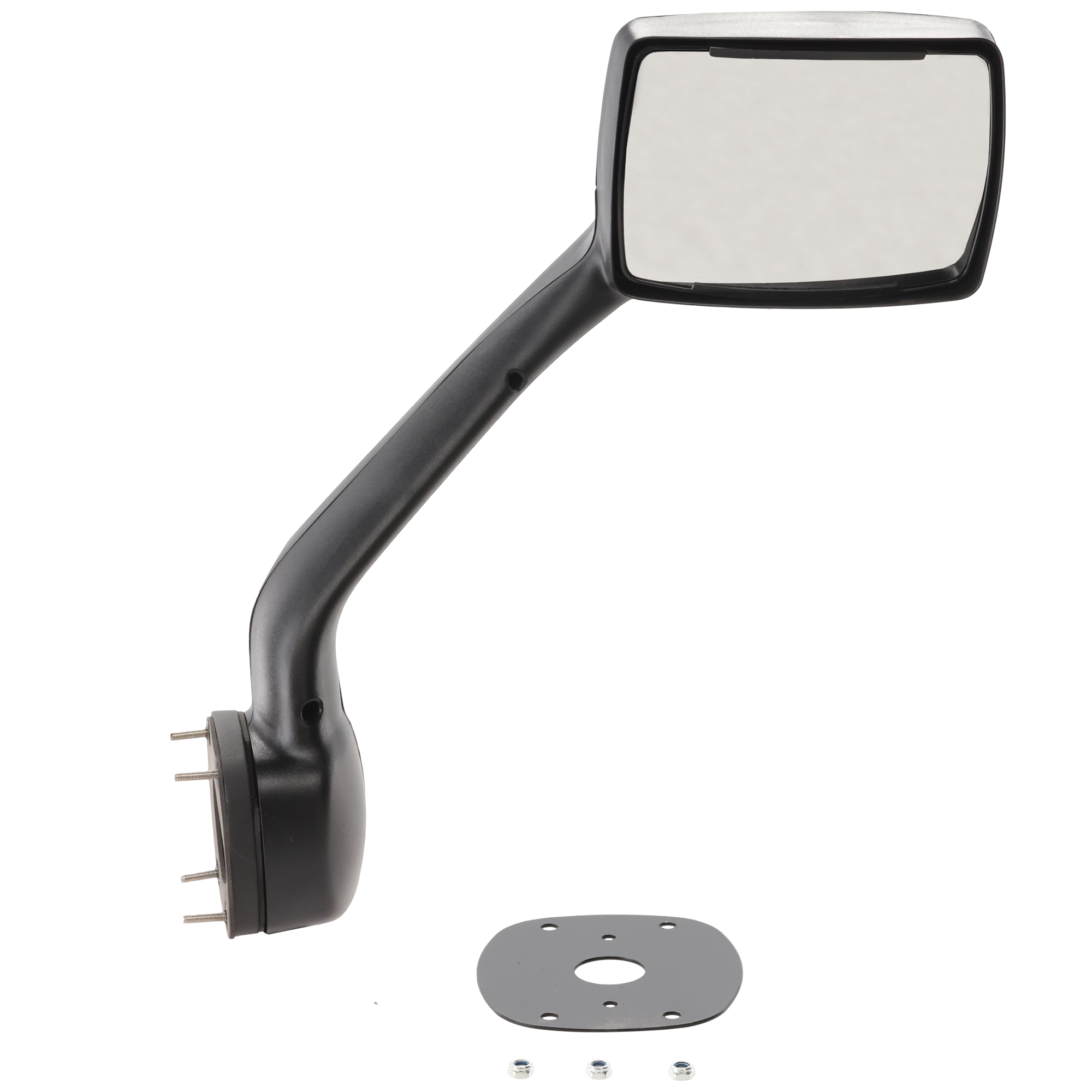 AM KENWORTH T680 T880-13-24 HOOD MIRROR RH Manual Adjust Non Folding Non Heated Paintable SKU GKW13R HD OEM L596003101R L596003100R