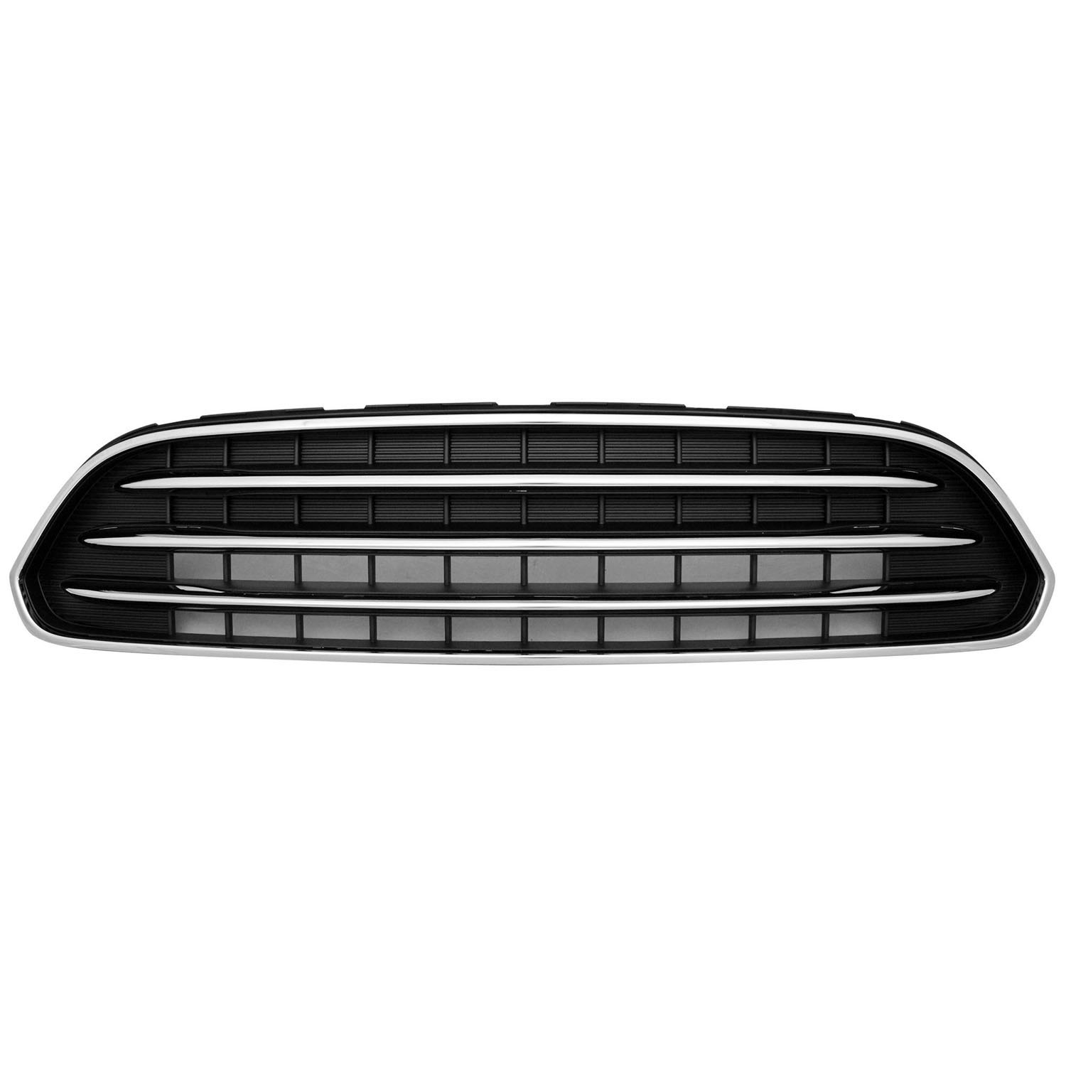 AM COOPER COUNTRYMAN 17-20 GRILLE Chrome Shell and Painted Black Insert Base Model w Chrome Molding SKU GM07010095 Partslink MC1200107 OEM 51137405407