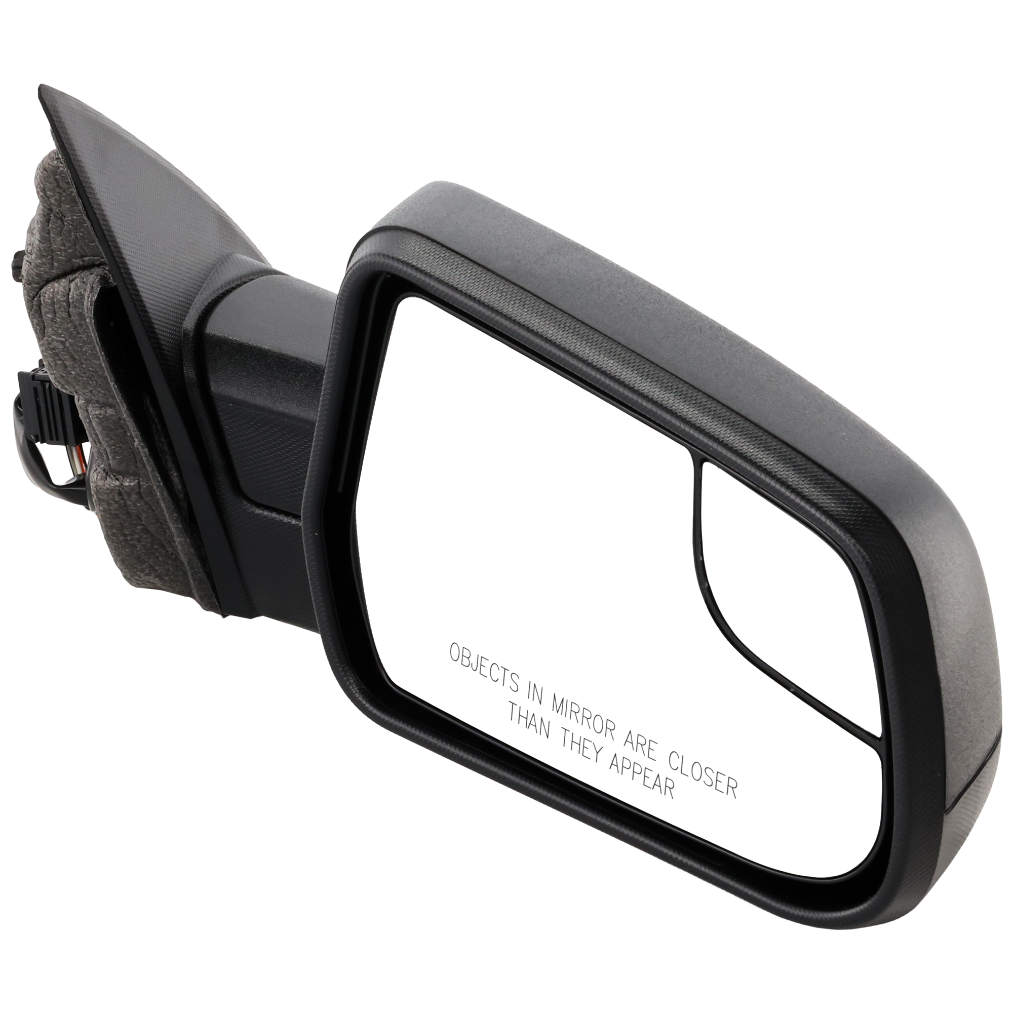 AM EQUINOX TERRAIN 10-17 MIRROR RH Power Non Heated Manual Folding Textured Black w Blind Spot Glass No Auto dimming Memory and Signal Light SKU GM102ER Partslink GM1321452 OEM 22818263