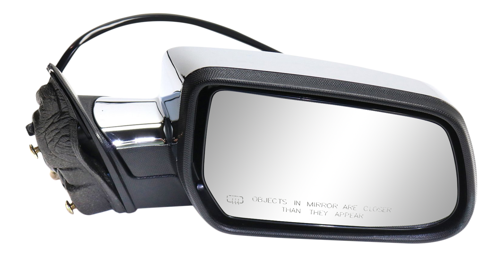 AM EQUINOX TERRAIN 15-17 MIRROR RH Power Manual Folding Heated Chrome No Auto dimming BSD Memory and Signal Light Equinox LT Model SKU GM110CR Partslink GM1321476 OEM 23467321
