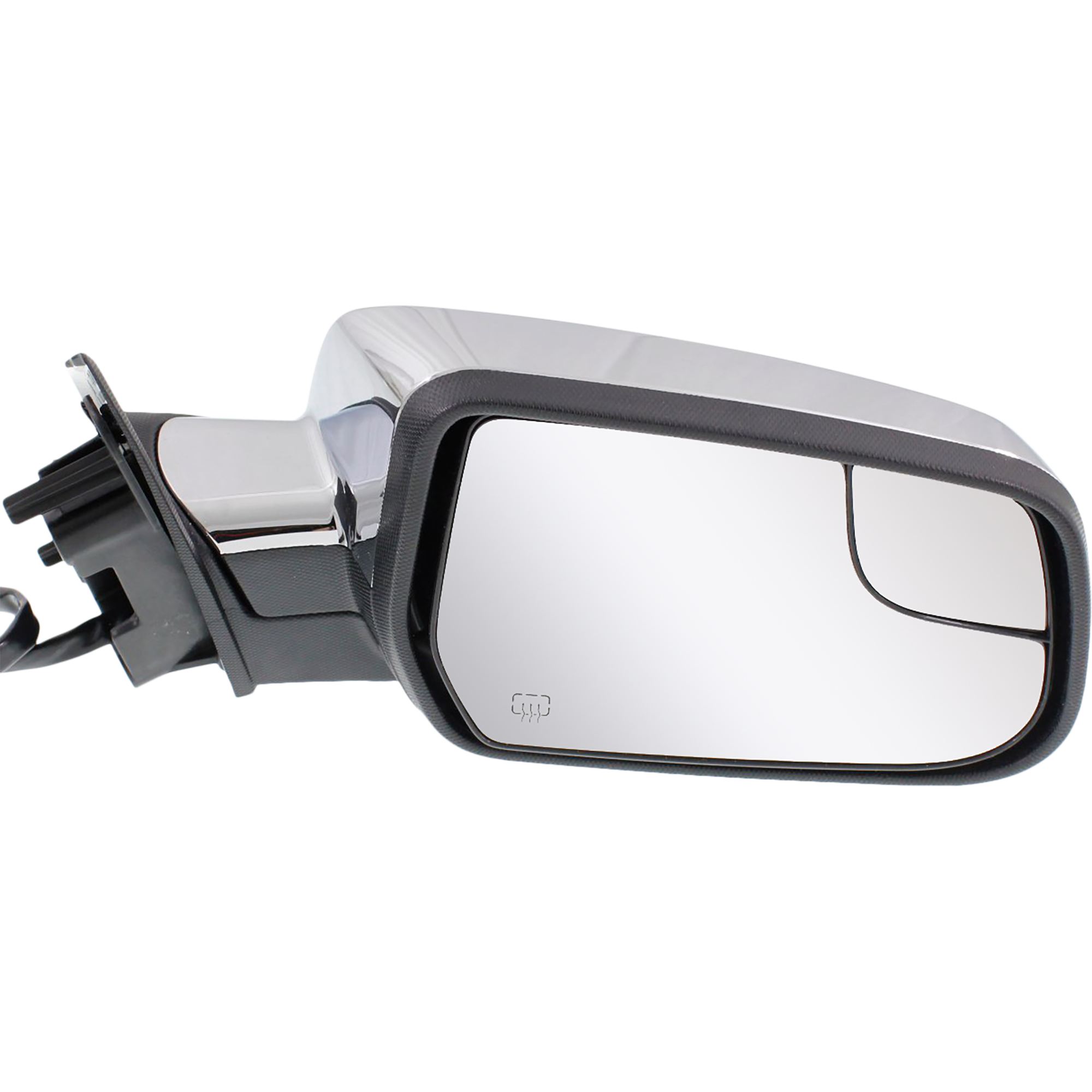 AM EQUINOX TERRAIN 10-17 MIRROR RH Power Manual Folding Heated Chrome No Auto dimming BSD Memory and Signal Light SKU GM113CR OEM 23153004 PFM 22818268 PFM 2346