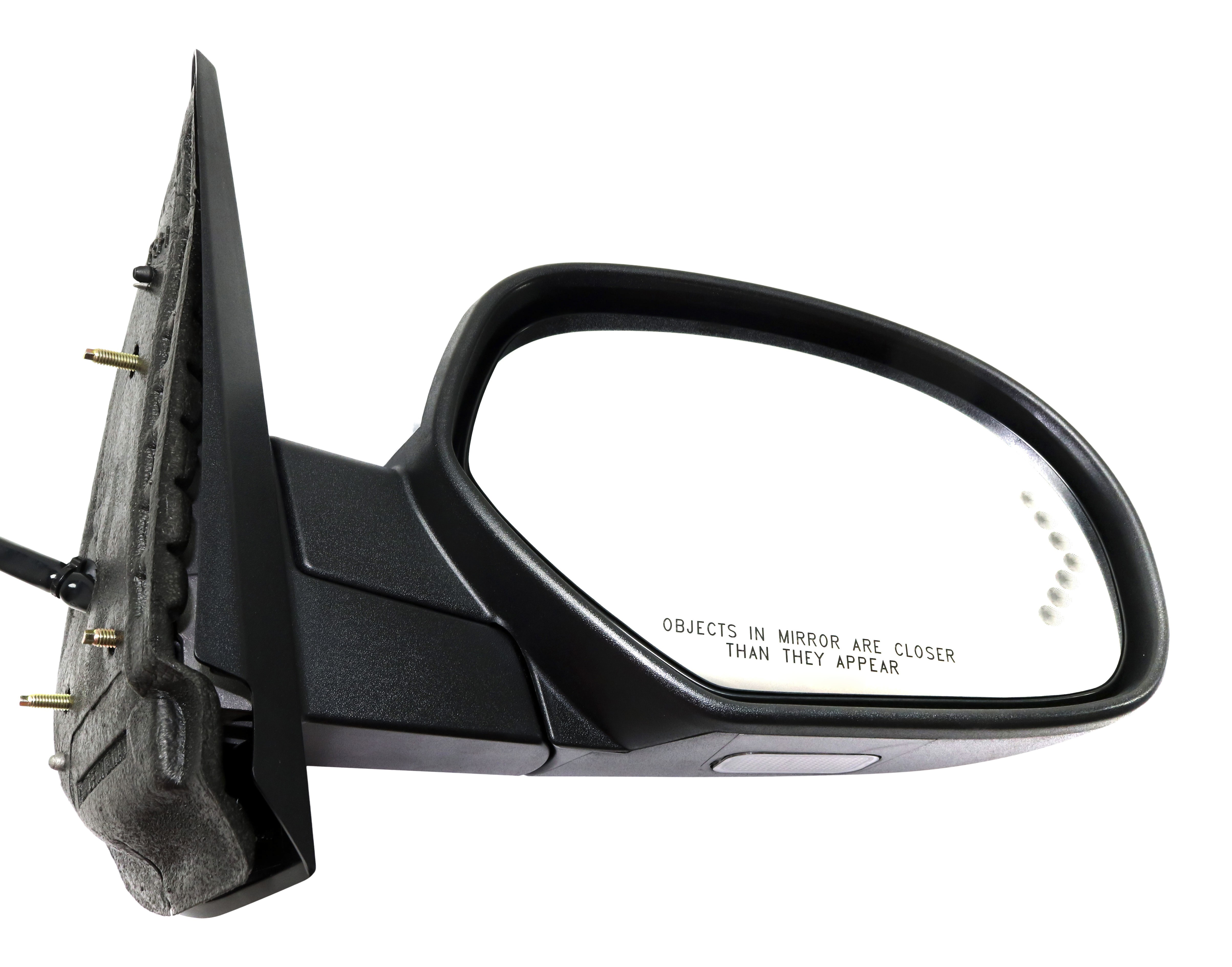AM SUBURBAN 07-14 MIRROR RH Power Power Folding Heated Chrome w Memory Puddle Light and Signal Light SKU GM130CR S OEM 25779849 PFM