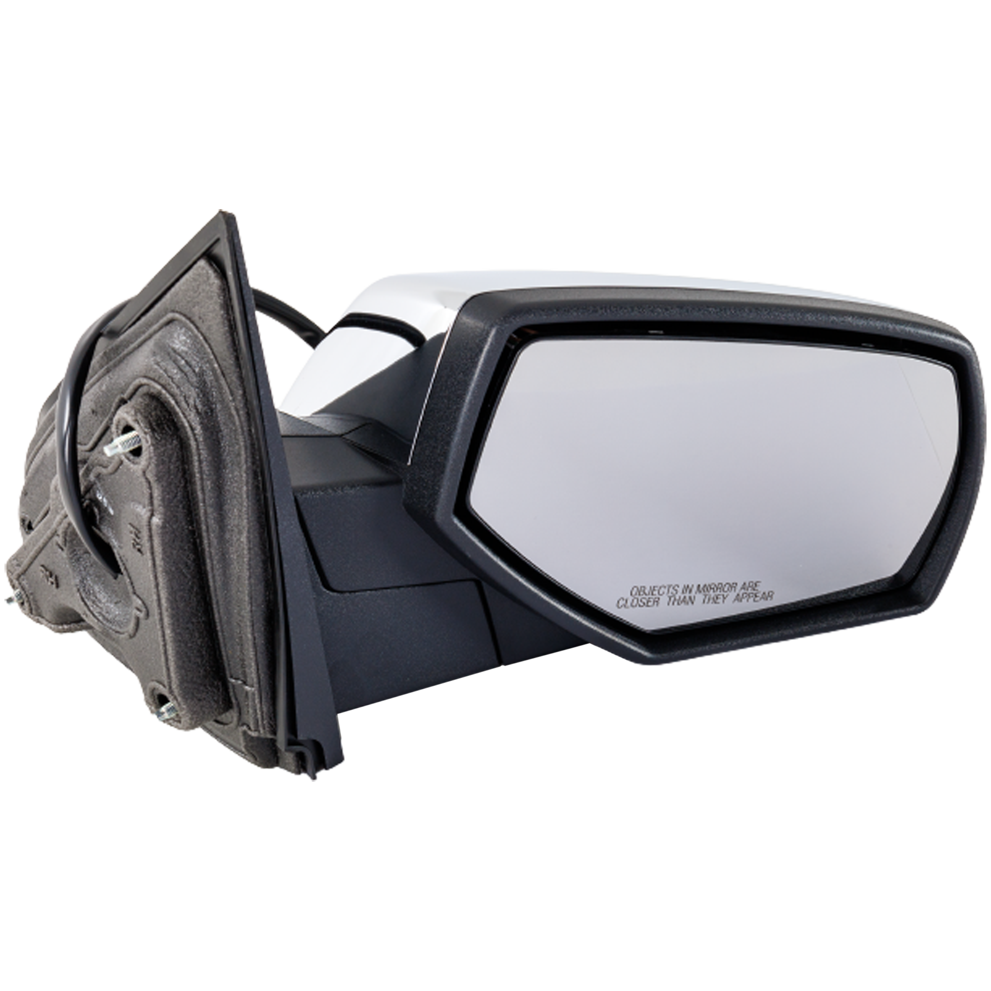 AM SILVERADO SIERRA 1500-14-18-2500 HD 3500 HD 15-19 MIRROR RH Power Manual Folding Heated Chrome No Blind Spot Feature Includes 19 Silverado 1500 LD Sierra 1500 Limited SKU GM132CR Partslink GM1321634 OEM 84342036 PFM