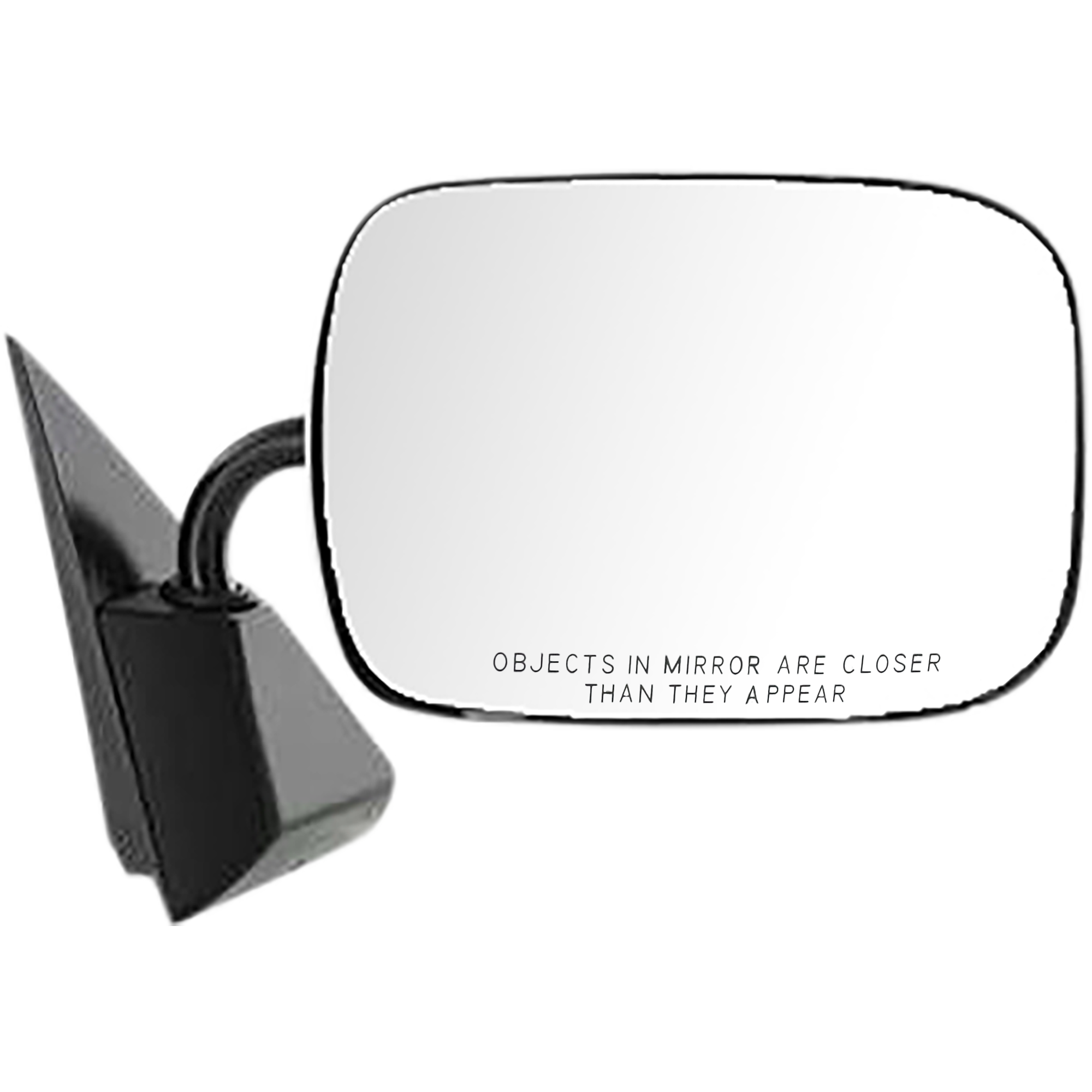 AM C K FULL SIZE P U 88-00 MIRROR RH Manual Adjust Manual Folding Non Heated Chrome No Auto dimming BSD Memory and Signal Light Below Eyeline Type Steel SKU GM13R Partslink GM1321103 OEM 15697332