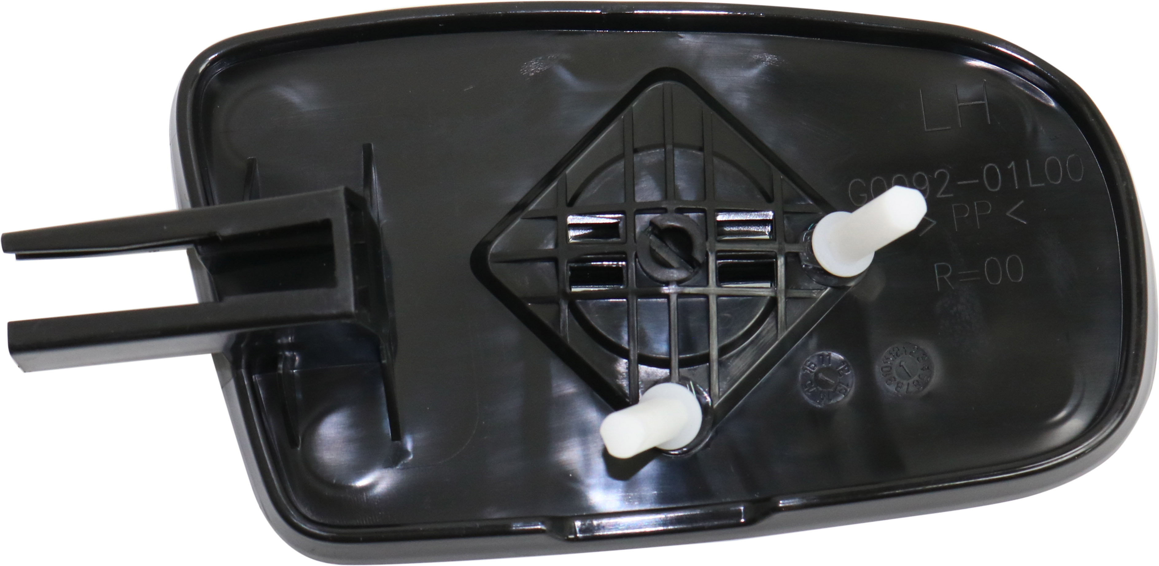 AM CAVALIER SUNFIRE 95-05 MIRROR GLASS LH Non Heated w Backing Plate Convertible Coupe Sedan SKU GM160GL Partslink GM1324132 OEM 12367169-12367167