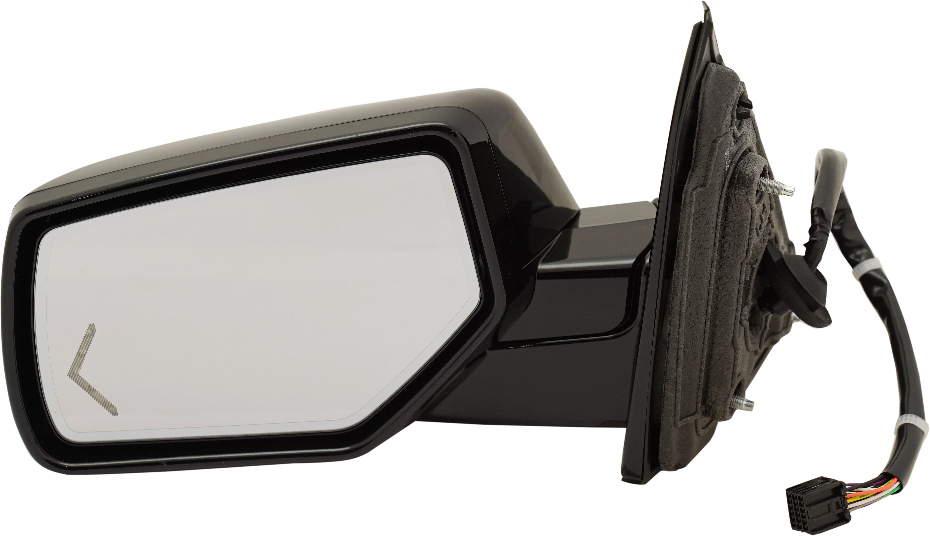 AM SUBURBAN YUKON 15-20 MIRROR LH Power Heated Power Folding Paintable w Auto Dimming Memory Puddle Light and Signal Light w o BSD SKU GM173EL S OEM 23464431 PFM 22976568