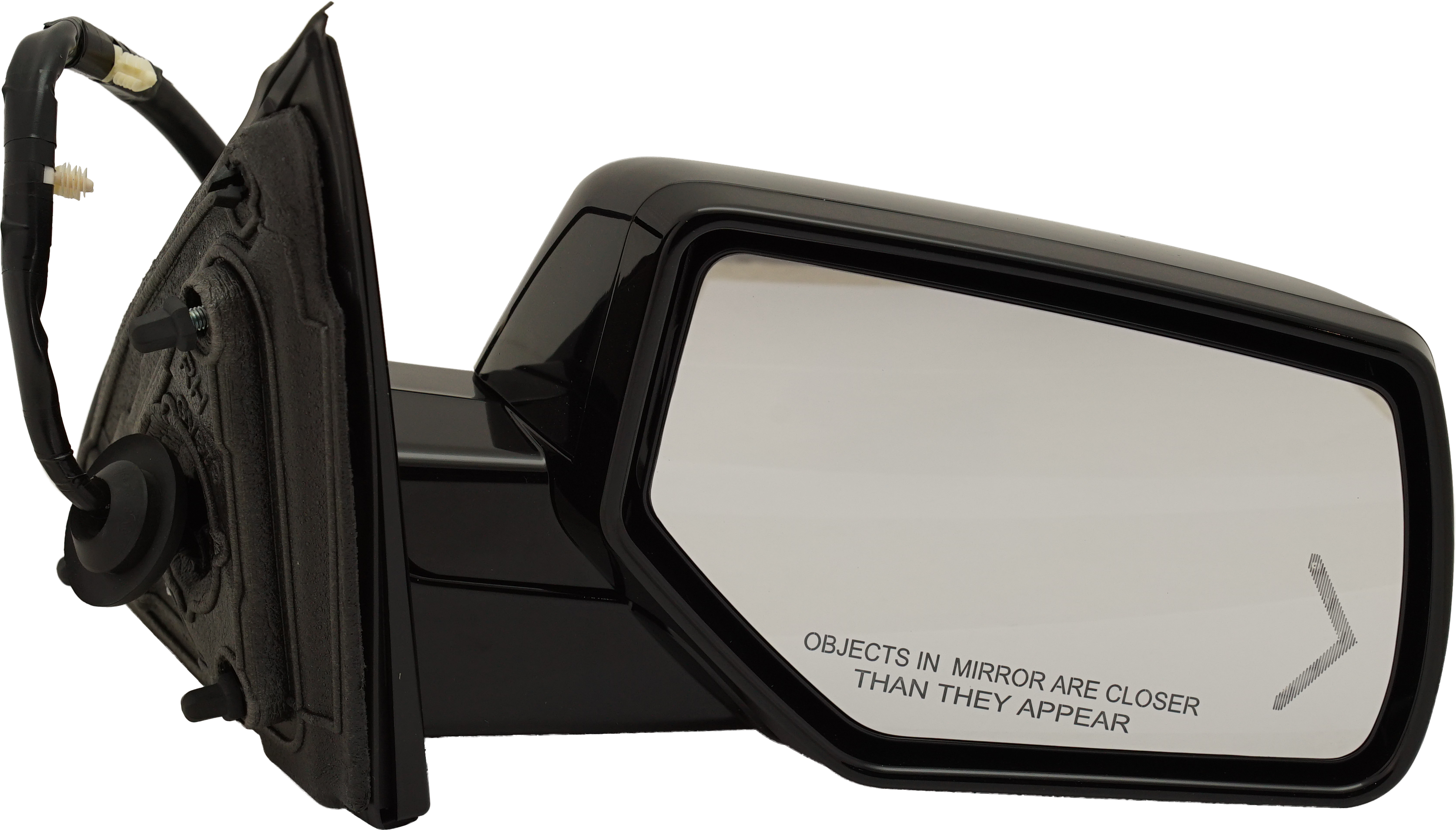 AM SUBURBAN YUKON 15-20 MIRROR RH Power Heated Power Folding Paintable No Auto dimming Memory Puddle Light and Signal Light No BSD SKU GM173ER S OEM 23464430 PFM 22976569