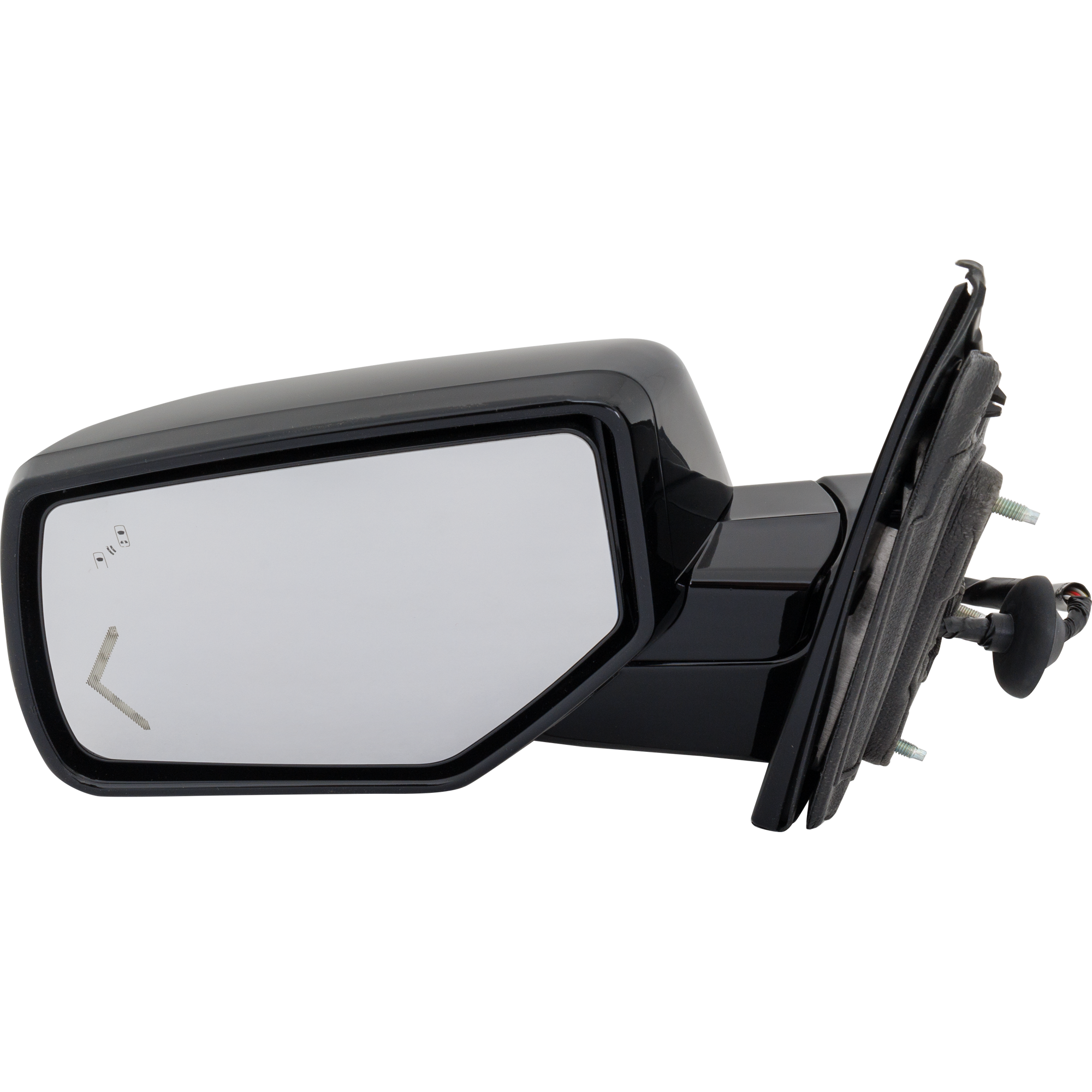AM SUBURBAN YUKON 15-20 MIRROR LH Power Heated Power Folding Paintable w Auto Dimming BSD Signal Light SKU GM176EL S OEM 84347487 PFM 22976568