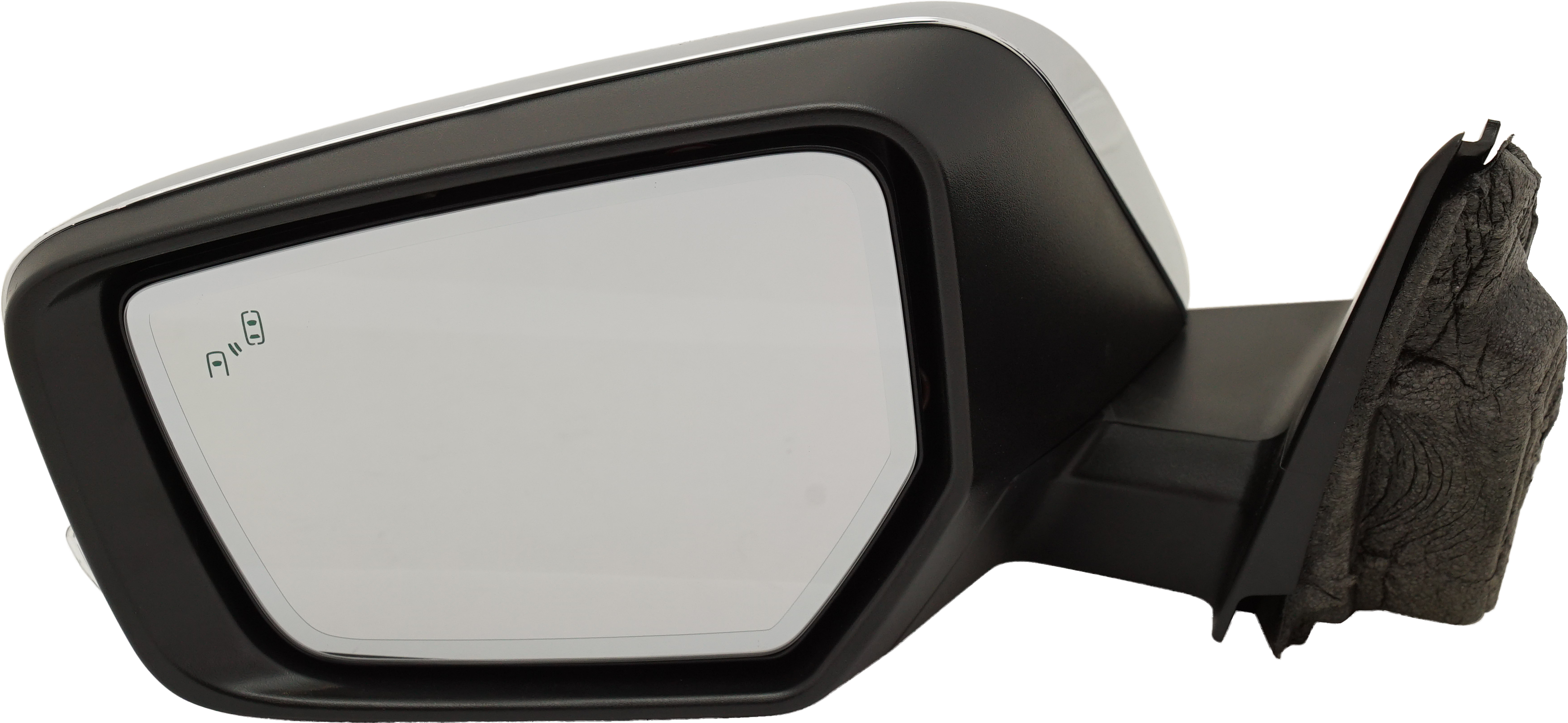 AM IMPALA 14-20 MIRROR LH Power Manual Folding Heated Chrome w Auto Dimming Blind Spot Detection in Glass and Signal Light SKU GM198EL S OEM 22936934 PFM