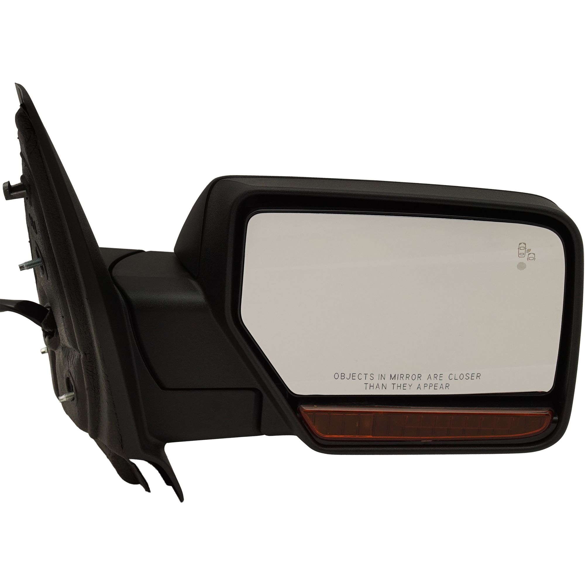 AM EXPEDITION 15-17 MIRROR RH Power Power Folding Heated Textured w BSD in Glass In housing Signal Light and Memory No Auto dimming SKU GM201ER S Partslink FO1321505 OEM FL1Z17682AA