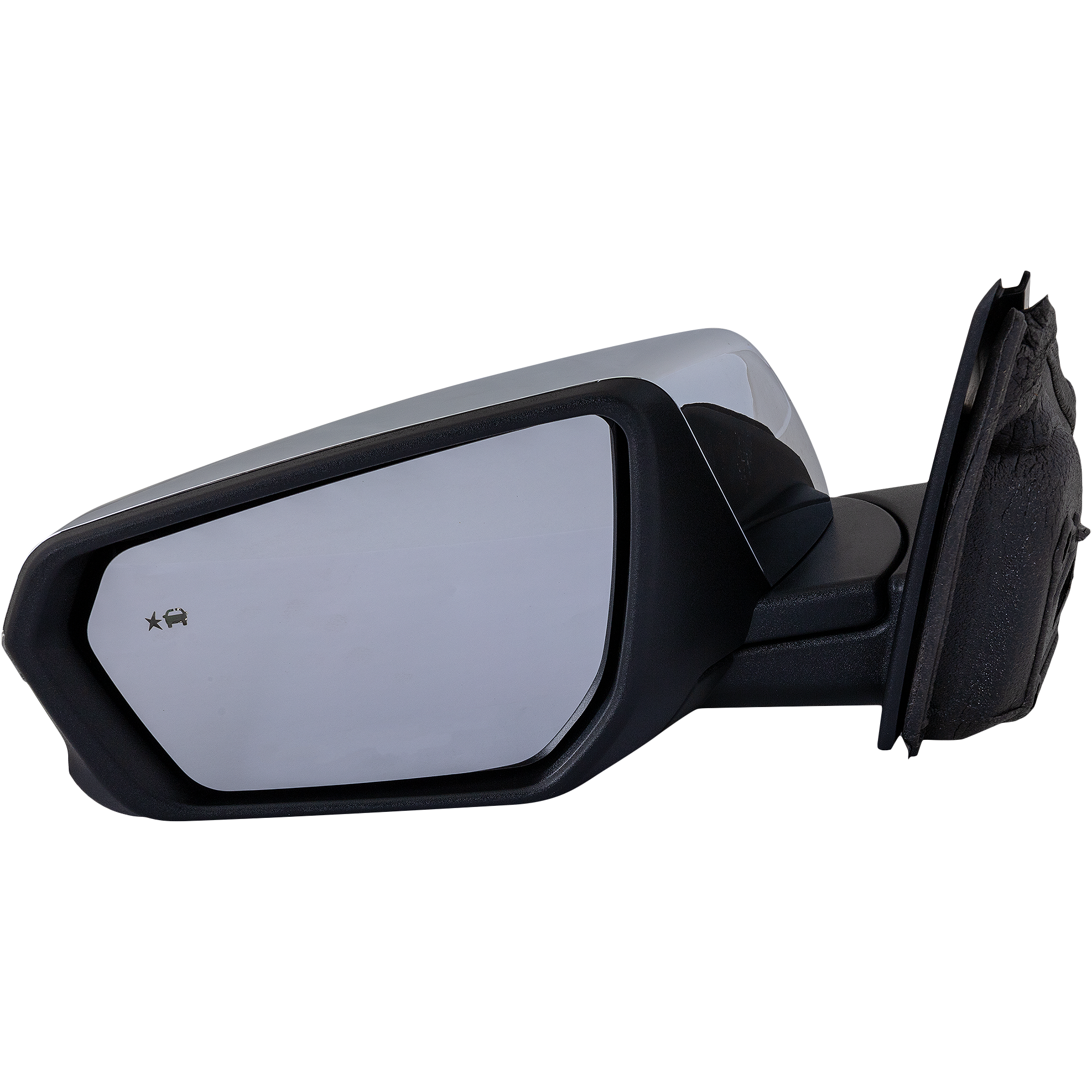 AM TERRAIN EQUINOX 18-23 MIRROR LH Power Manual Folding Heated Chrome w BSD and Signal Light Terrain Denali Model SKU GM208CL Partslink GM1320595 OEM 84545949-23406421