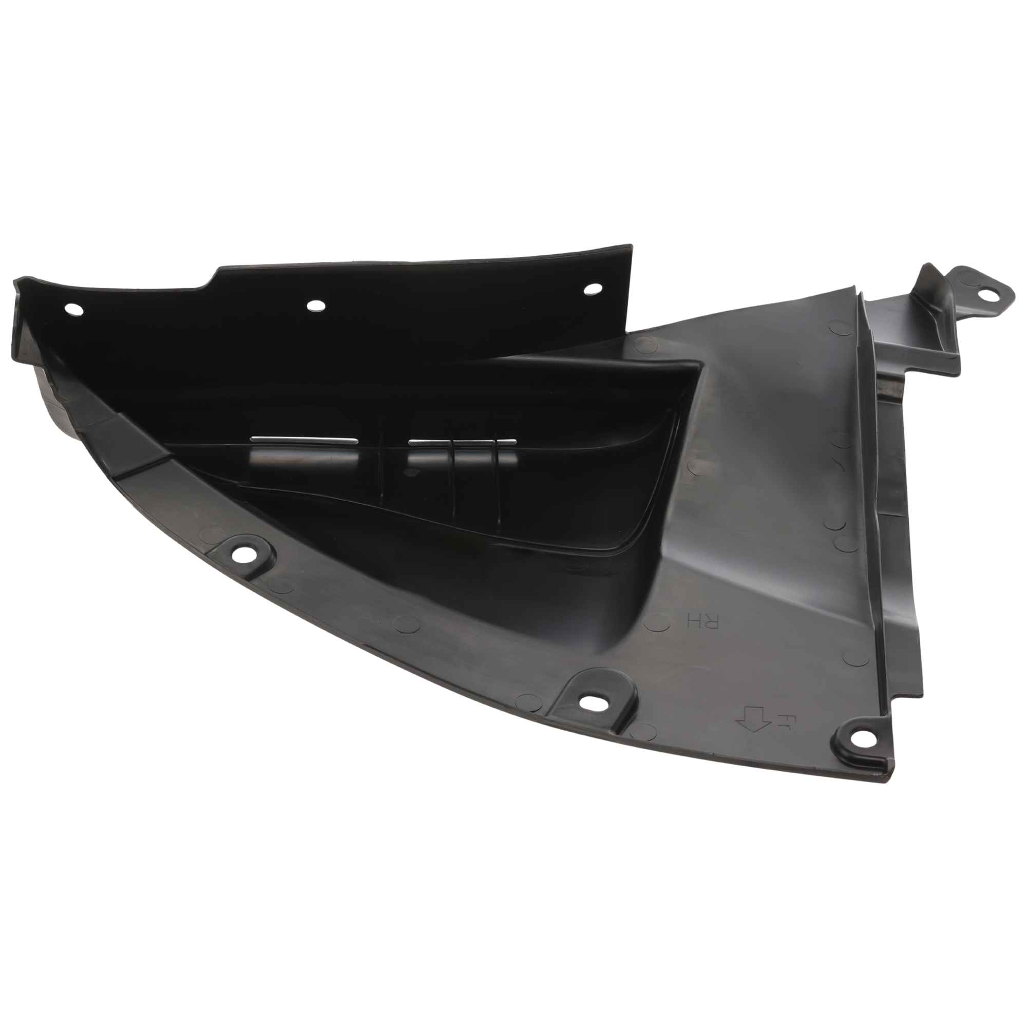 AM CX 90-24-24 FRONT FENDER LINER RH Front Section Injection Form w o Insulation Foam CAPA SKU GM22210135Q Partslink MA1251125C OEM KMV656114A
