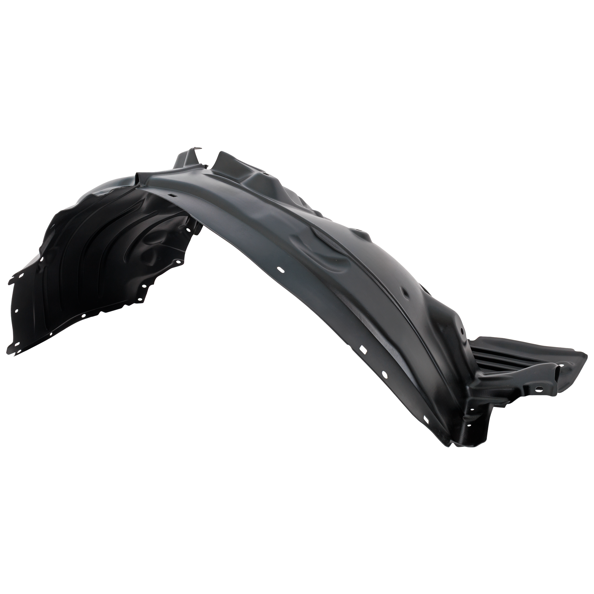 AM CX 90-24-24 FRONT FENDER LINER LH Injection Form w o Insulation Foam CAPA SKU GM22210144Q Partslink MA1248159C OEM KMV656140A