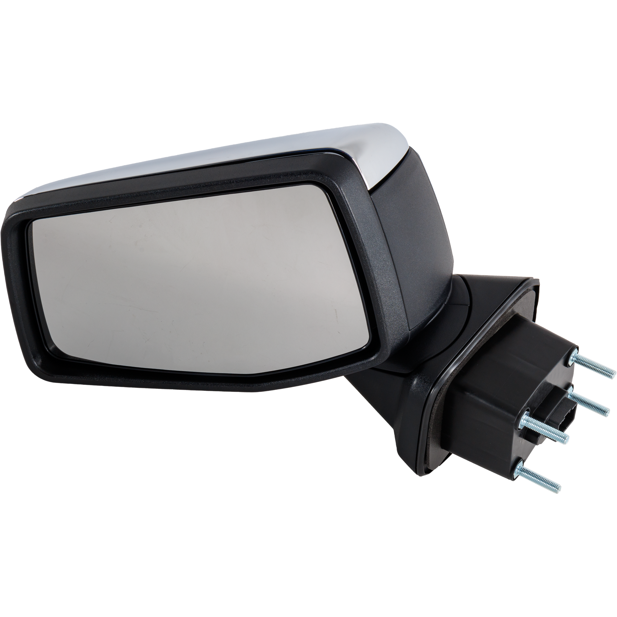 AM SIERRA 1500-19-24 MIRROR LH Power Heated Manual Folding Chrome 22-22 Crew Extended Cab Pick Up No Signal Light Auto Dimming SKU GM230EL Partslink GM1320651 OEM 84823224-84575704-84732161-843