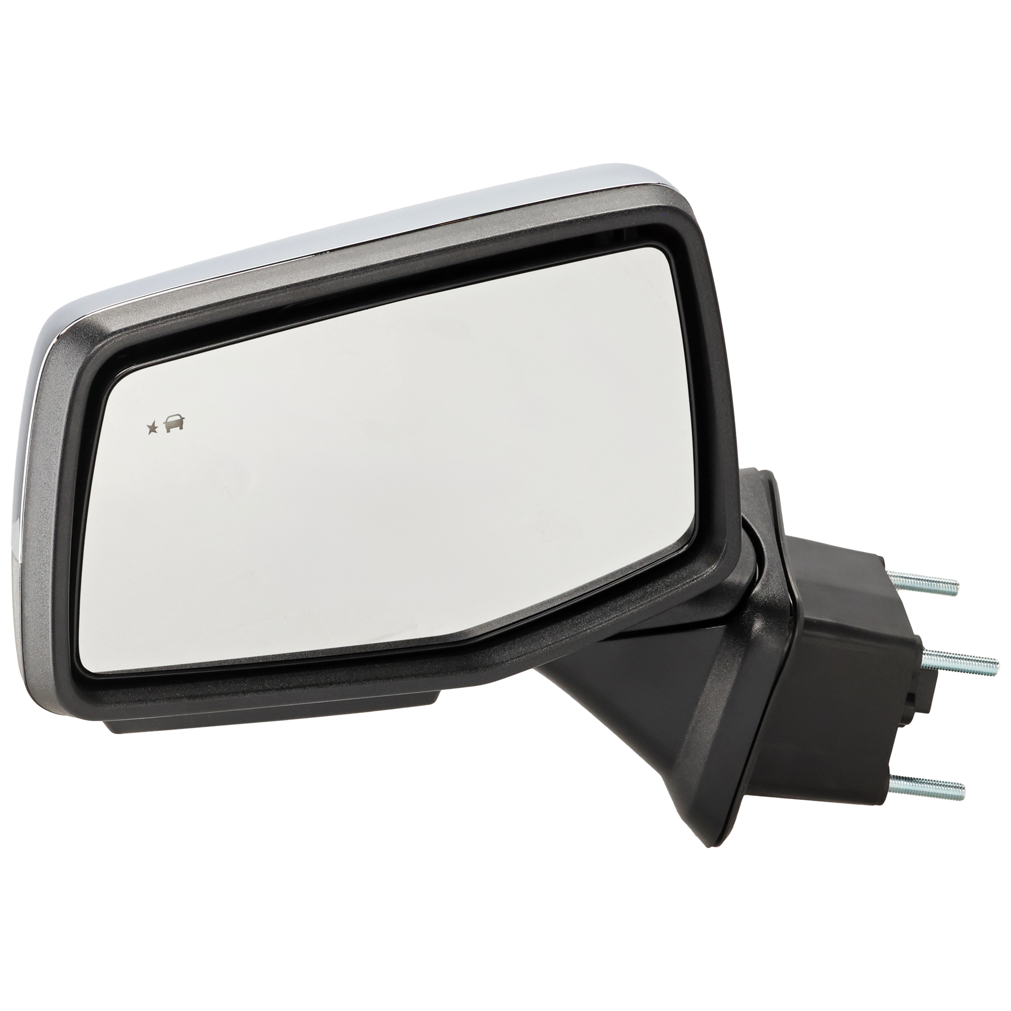 AM SILVERADO 1500-19-23 SILVERADO 1500 LTD 22-22 MIRROR LH Power Power Folding Heated Chrome w In housing Signal Light Memory BSD Puddle Light No Auto dimming Camera Crew Extended Cab SKU GM236EL S Partslink GM1320591 OEM 84898867 PFM 84485343-84656344