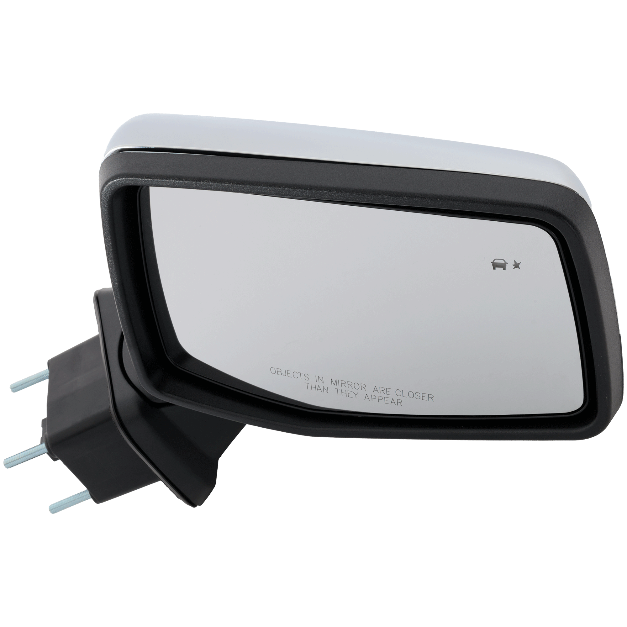 AM SIERRA 1500-19-23 MIRROR RH Power Manual Folding Heated Chrome w In housing Signal Light BSD Temp Sensor No Memory Puddle Light Auto Dimming SKU GM240ER S Partslink GM1321627 OEM 84575705-84823229-84485330-847