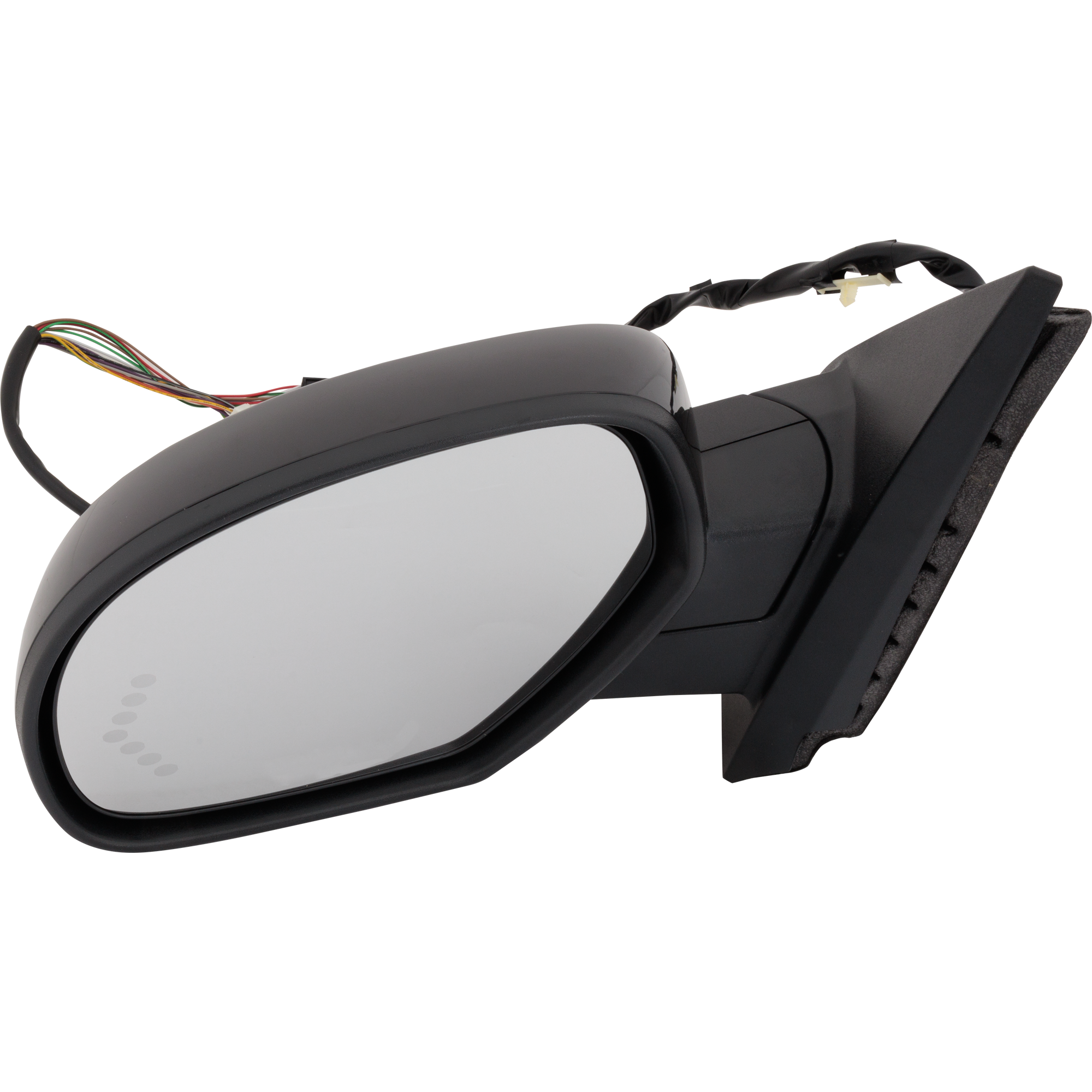 AM SILVERADO SIERRA 1500-07-13 MIRROR LH Power Power Folding Heated Paintable w Arrow Signal Auto Dimming Memory Puddle Light and Signal Light No BSD SKU GM251EL S OEM 20843142