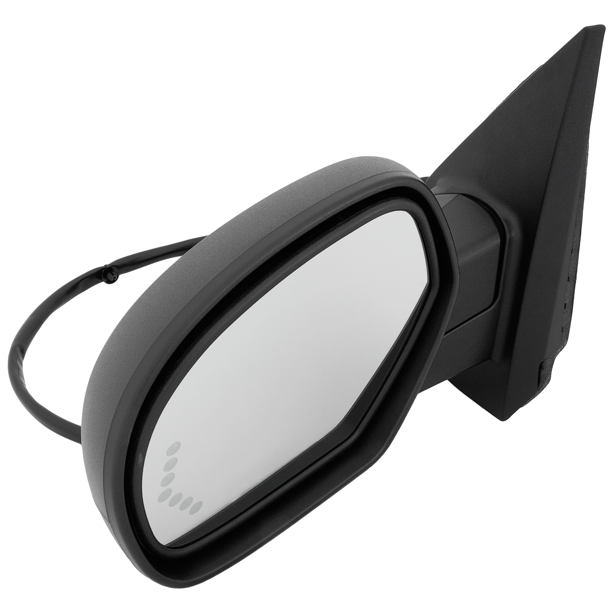 AM SUBURBAN YUKON 07-14 MIRROR LH Power Power Folding Heated Textured w Auto Dimming Memory Puddle Light and Signal Light No Blind Spot Detection w o Off Road Package SKU GM253EL S Partslink GM1320324 OEM 25831194