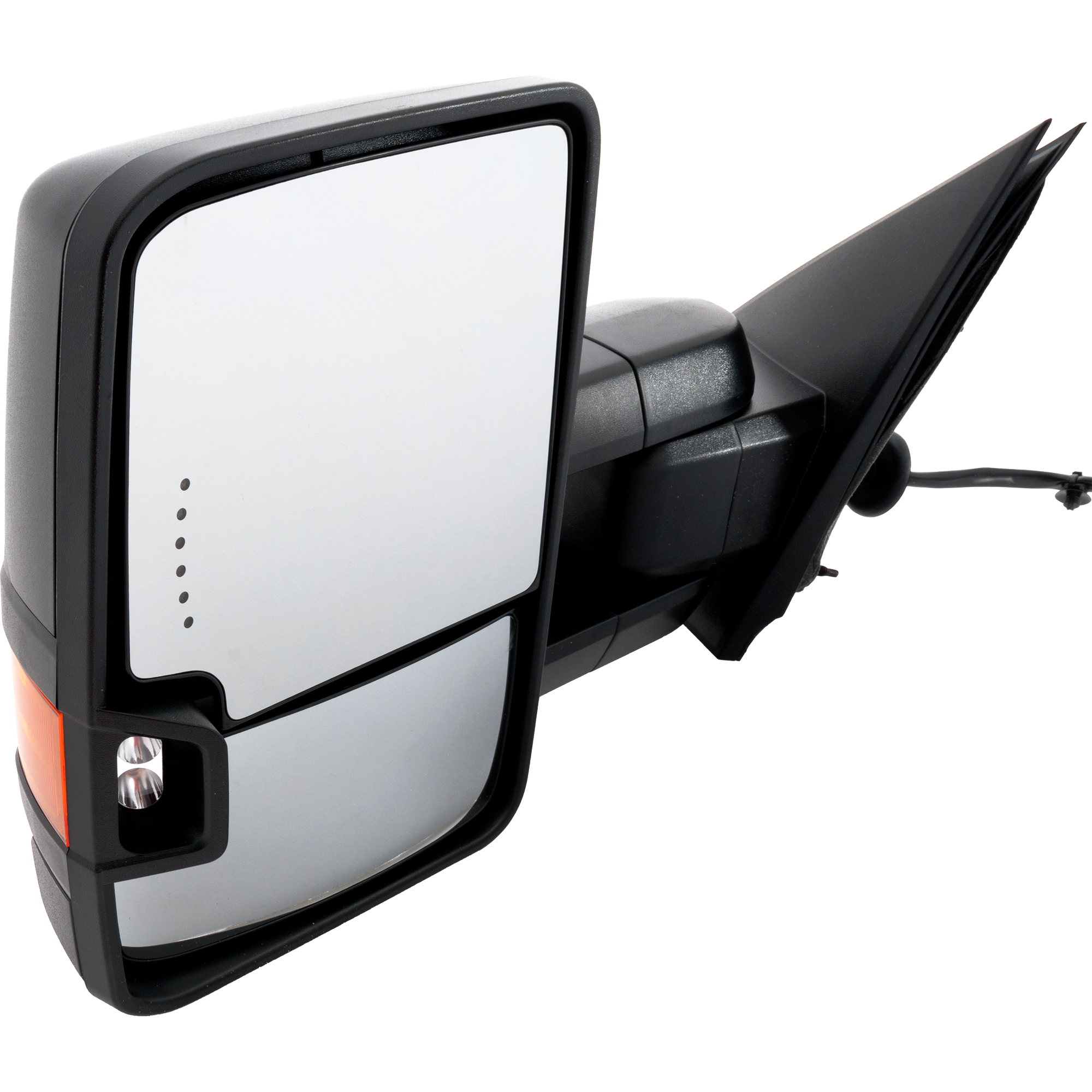 AM SILVERADO 1500-17-18-2500-3500 HD 15-19 TOWING MIRROR LH Power Power Folding Heated Textured w Memory Signal and Spot Light Manual Extend LTZ Models SKU GM258EL Partslink GM1320565 OEM 84228899-84085353