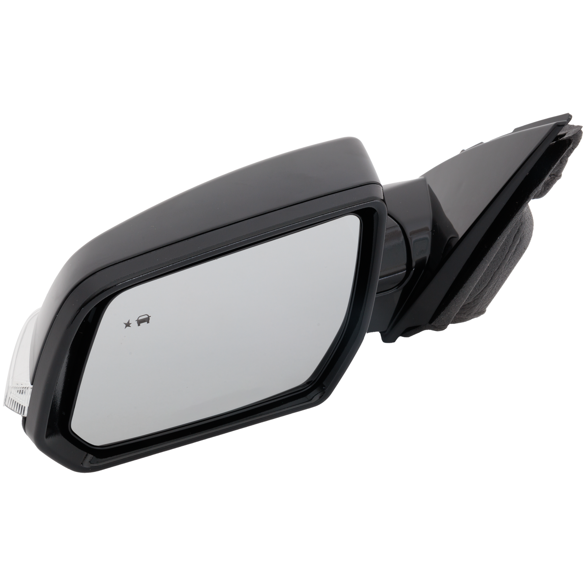 AM TRAVERSE 18-19 MIRROR LH Power Manual Folding Heated Paintable w Signal Light Blind Spot Detection Camera Hole No Auto dimming Memory Puddle Lght LT RS True North Model SKU GM273EL Partslink GM1320693 OEM 84498310 PFM