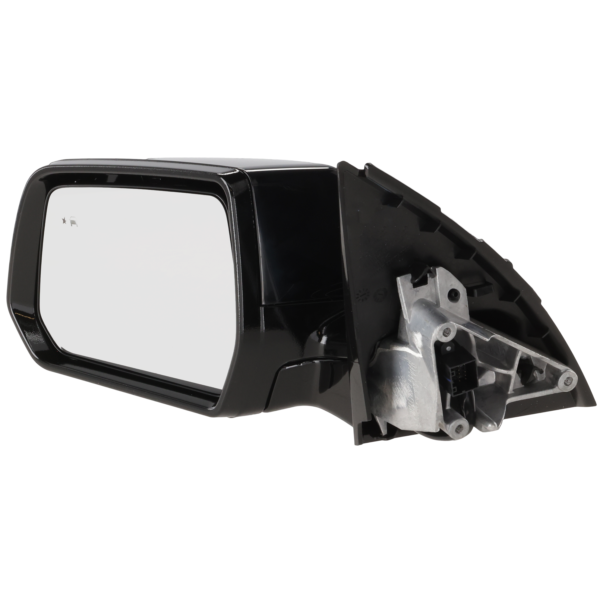 AM TRAVERSE 18-19 MIRROR LH Power Manual Folding Heated Paintable w Memory Signal Light Blind Spot Detection Camera Hole No Auto dimming Puddle Lght Premium High Country Model SKU GM274EL Partslink GM1320694 OEM 84498312 PFM