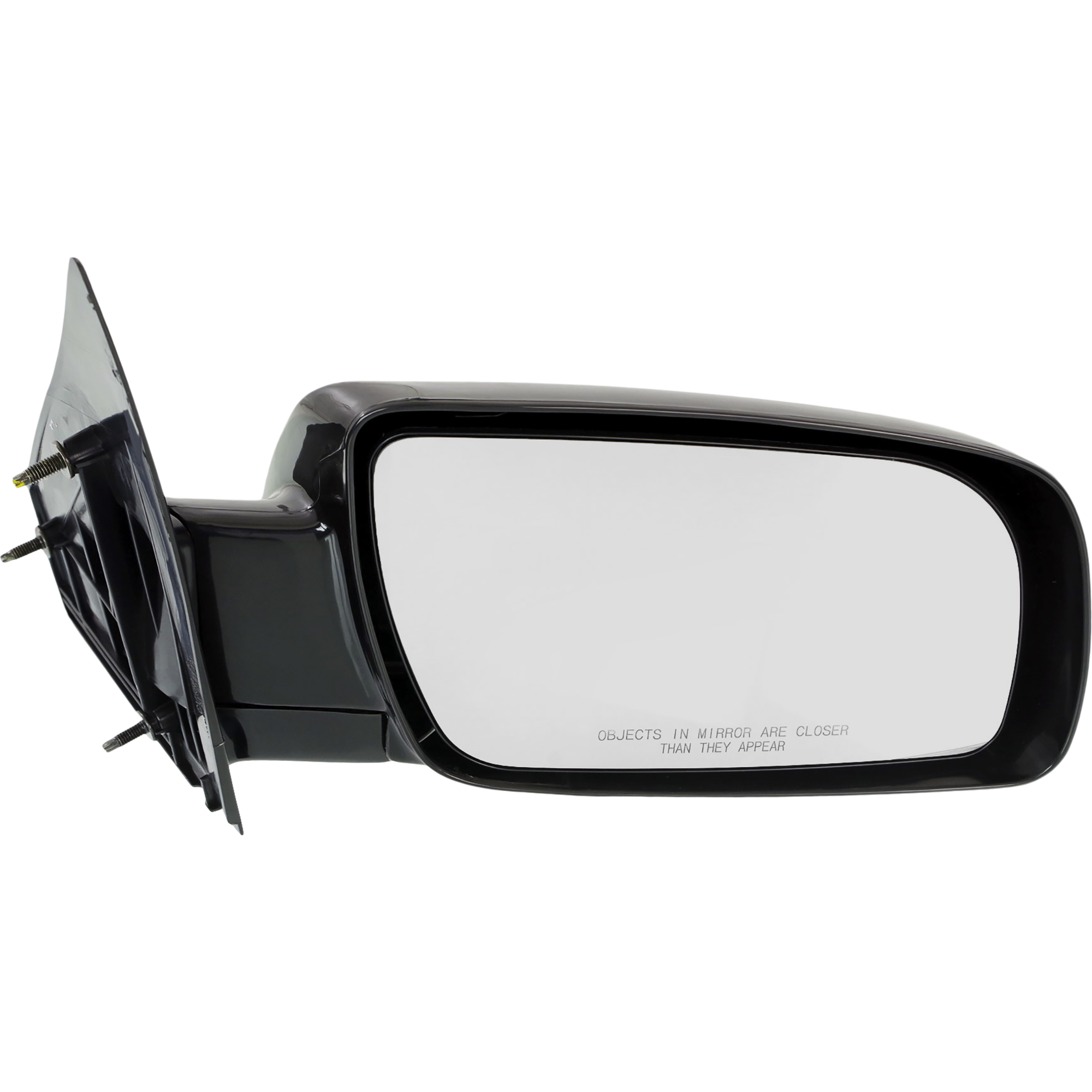 AM ASTRO 88-05 MIRROR RH Manual Adjust Manual Folding Non Heated Paintable Below Eyeline SKU GM44R Partslink GM1321158 OEM 15757378