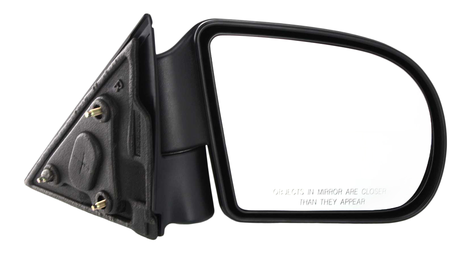 AM S10 PICKUP 99-04 BLAZER 99-05 MIRROR RH Manual Adjust Manual Folding Non Heated Textured Below Eyeline Type SKU GM49R Partslink GM1321188 OEM 15172864