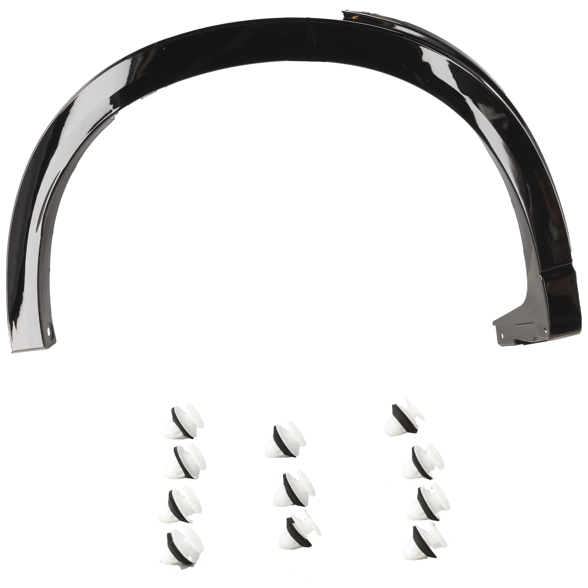 AM CX 5-22-25 REAR WHEEL OPENING MOLDING RH Piano Black SKU GM55390003 Partslink MA1791103 OEM KPG151W50B