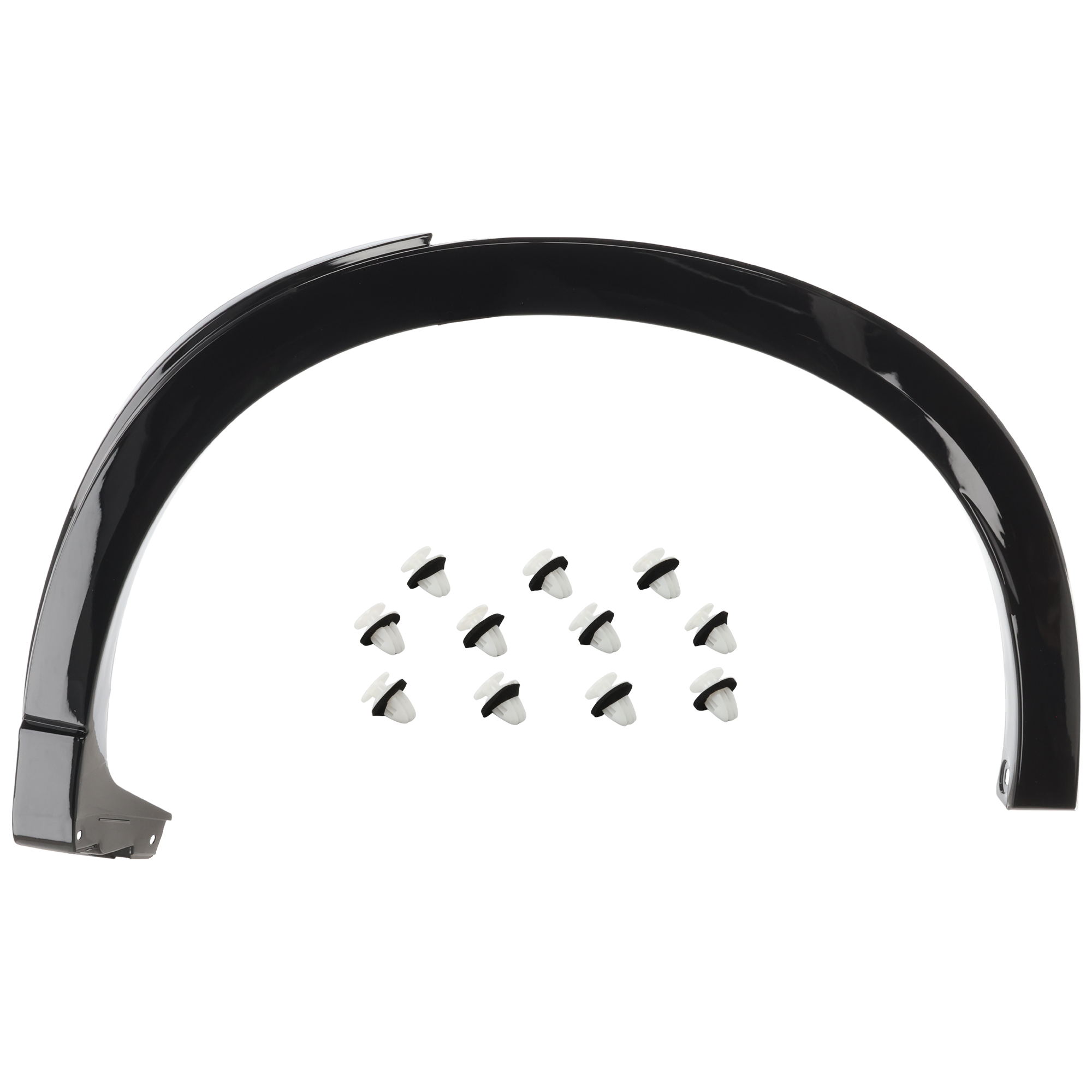 AM CX 5-22-25 REAR WHEEL OPENING MOLDING LH Piano Black SKU GM55390004 Partslink MA1790103 OEM KPG151W60B