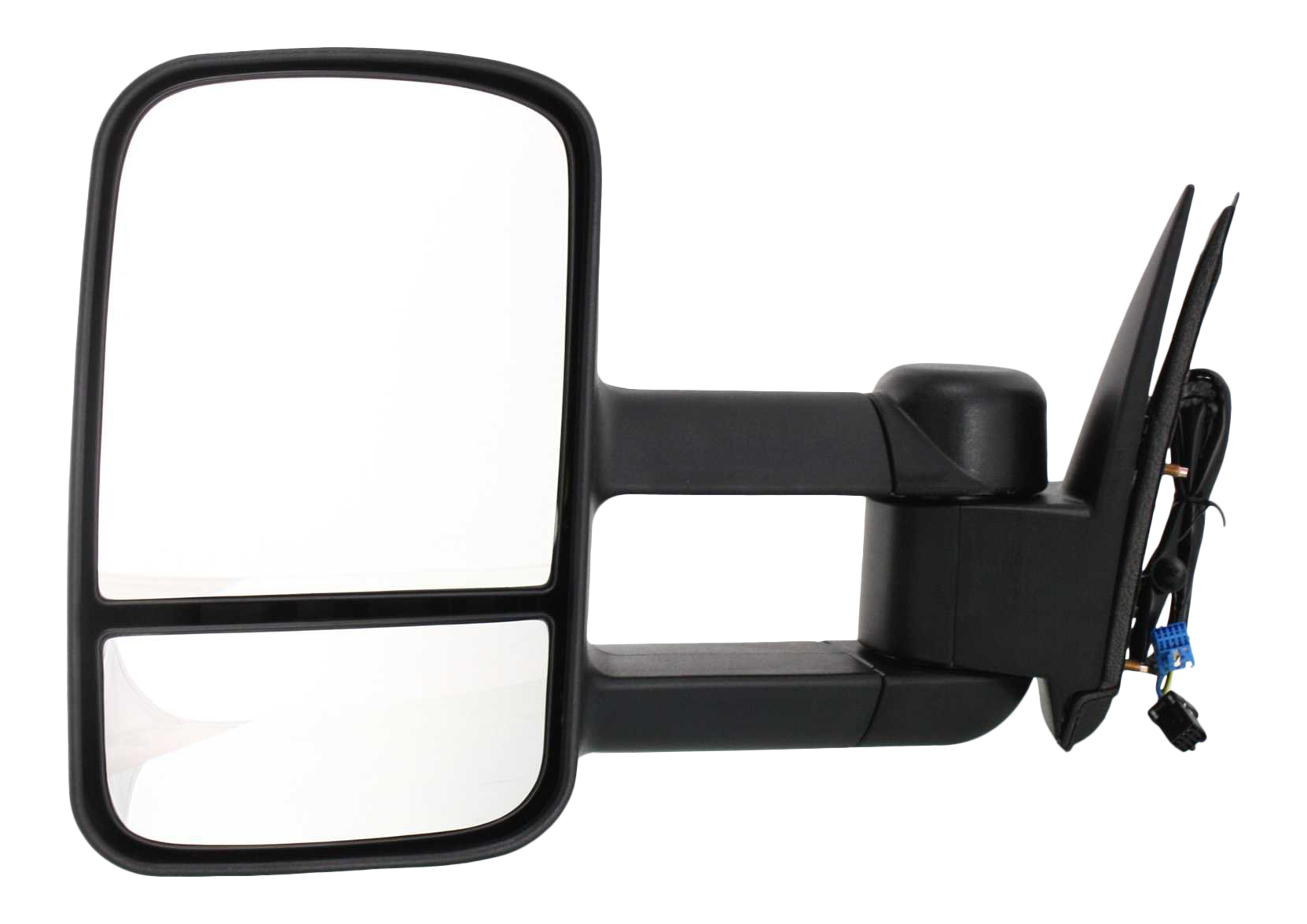 AM SILVERADO SIERRA 03-06 TOWING MIRROR LH Power Manual Folding Heated Textured No Signal Light Includes 2007 Classic SKU GM73EL Partslink GM1320410 OEM 15904034 PFM KSO62076GE