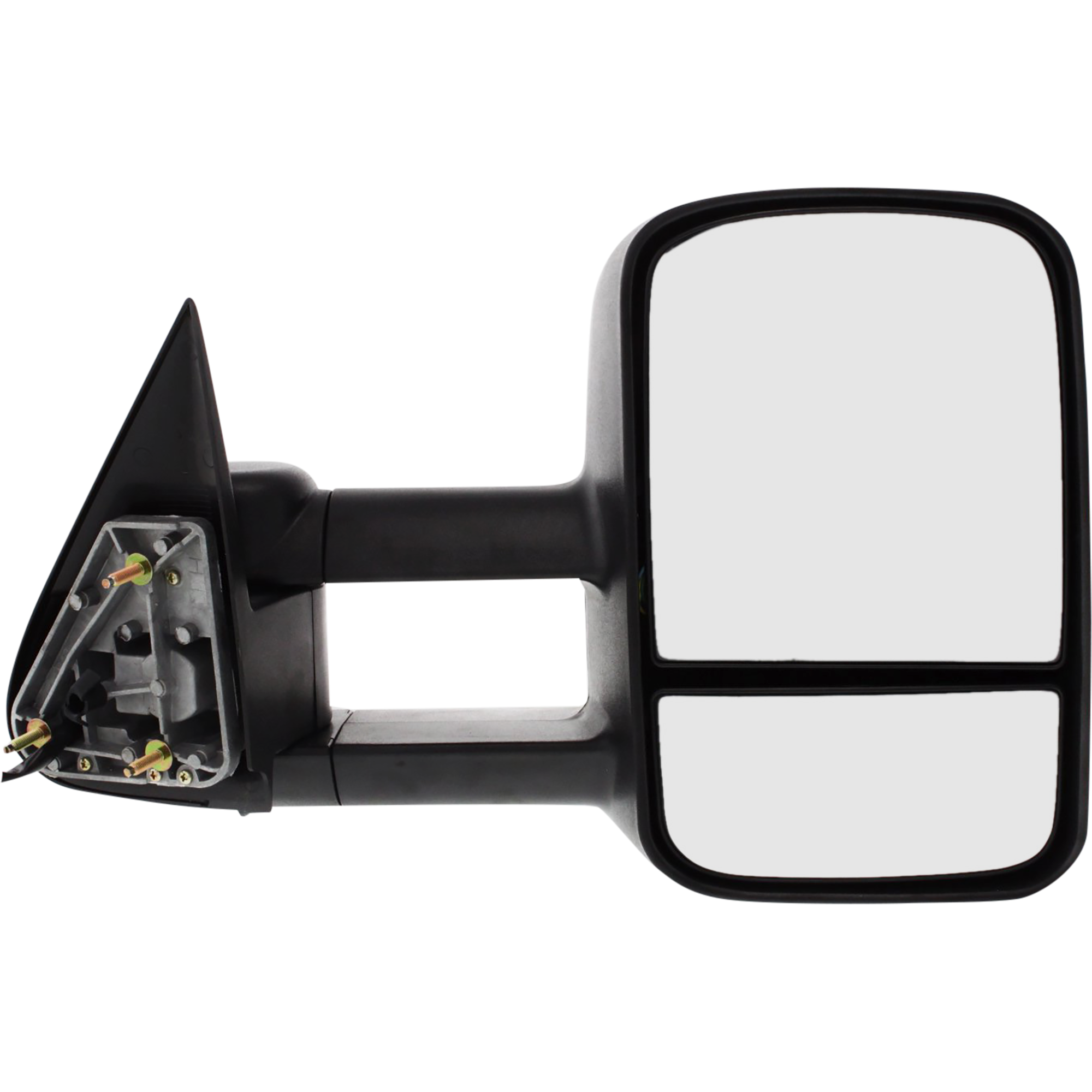 AM SILVERADO SIERRA 99-07 TOWING MIRROR RH Power Manual Folding Heated Textured No Signal Light SKU GM74ER Partslink GM1321411 OEM 15172059 PFM