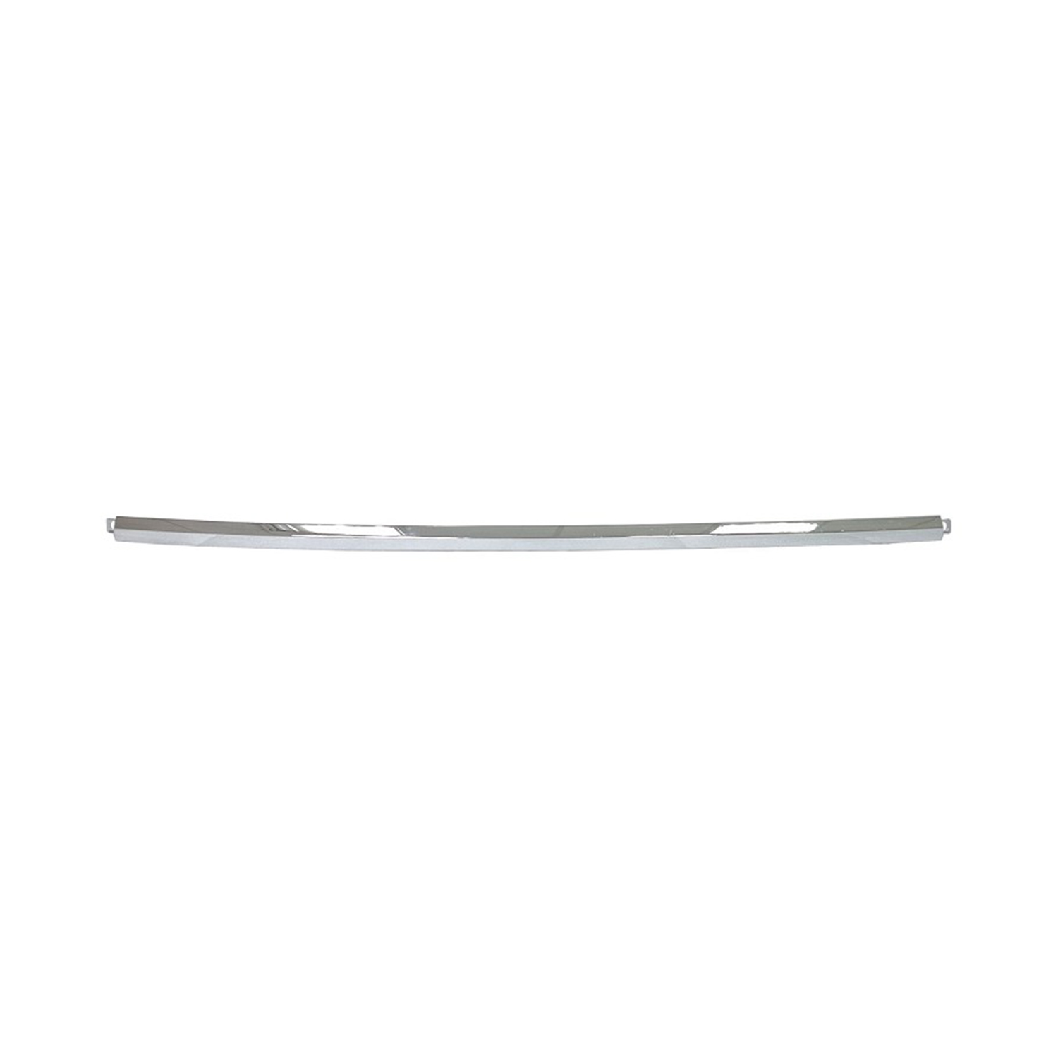 AM CX90-24-24 REAR BUMPER MOLDING Center Cover Plastic Chrome CAPA SKU GM76350003Q Partslink MA1144101C OEM KMV750369
