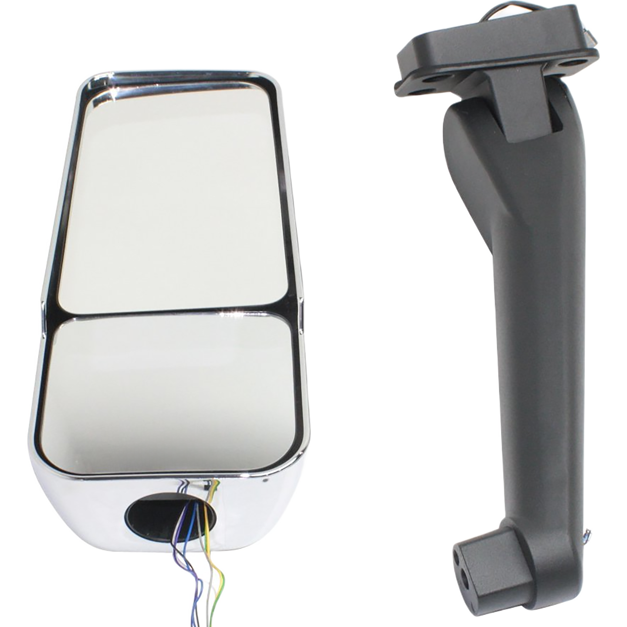 AM C4500 TOPKICK KODIAK 03-09 MIRROR LH Power Manual Folding Heated Chrome w In housing Signal Light No Auto dimming BSD and Memory SKU GM93CL S OEM Performance
