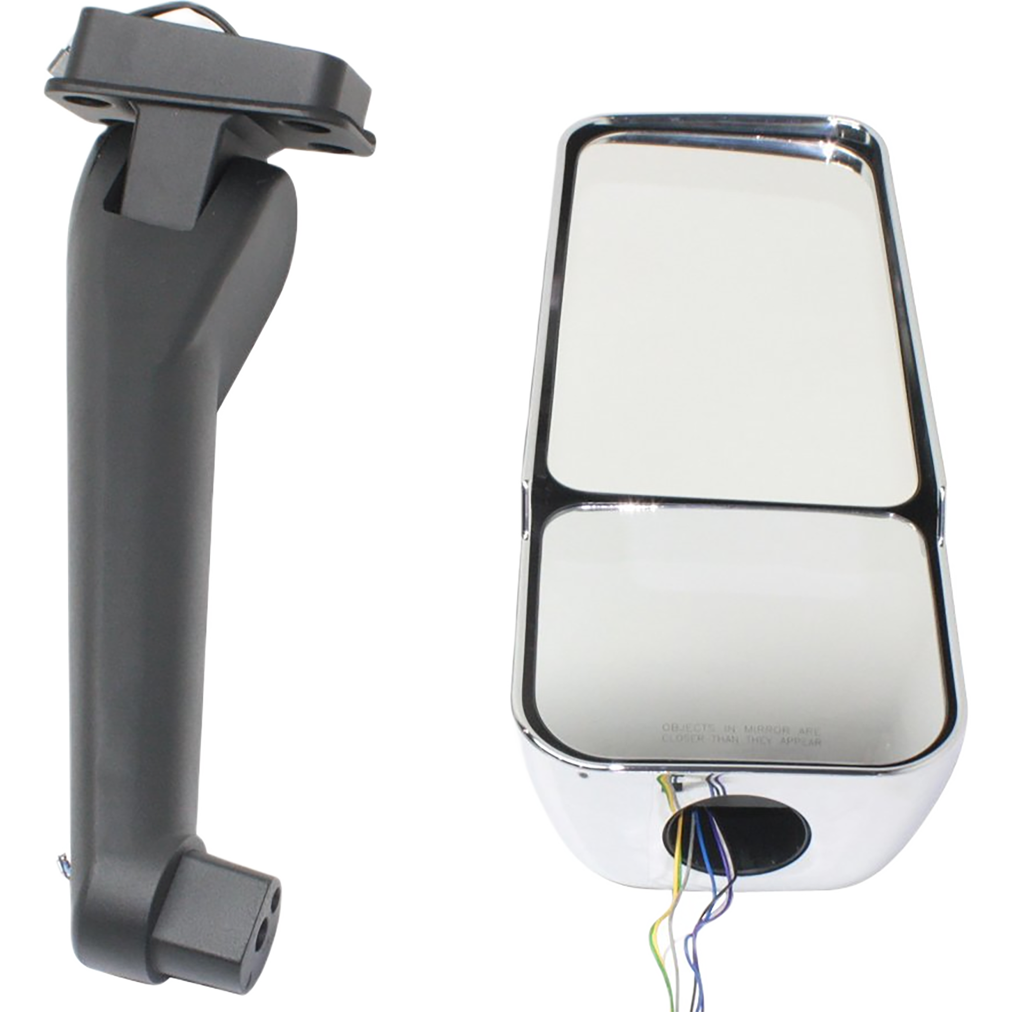 AM C4500 TOPKICK KODIAK 03-09 MIRROR RH Power Manual Folding Heated Chrome w In housing Signal Light No Auto dimming BSD and Memory SKU GM93CR S OEM Performance