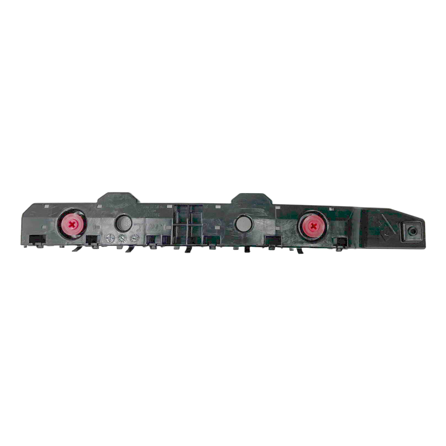 AM ROGUE 24-24 REAR BUMPER BRACKET LH Plastic CAPA SKU GN76260020Q Partslink NI1142124C OEM 852216RR0B