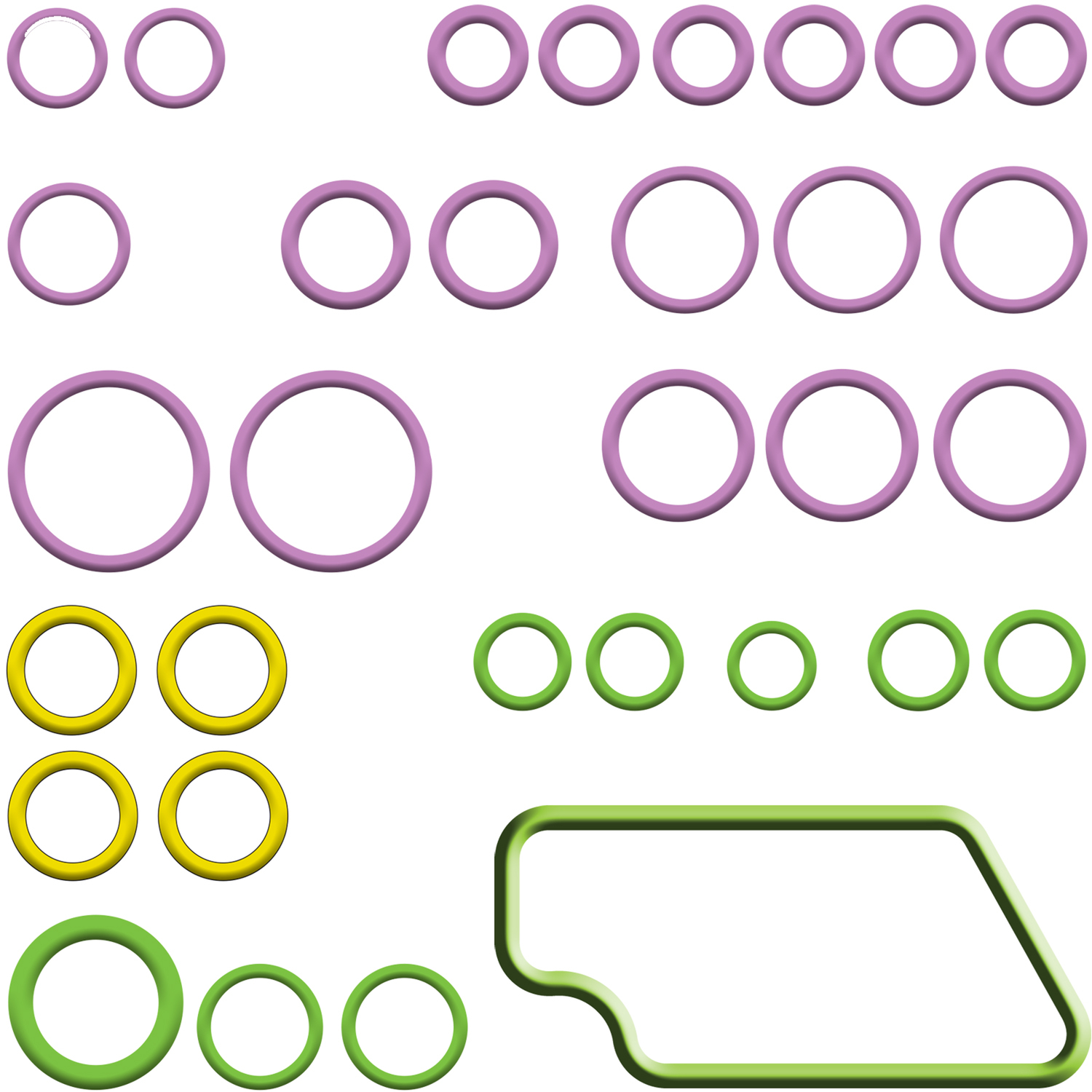 AM A C O Ring and Gasket Seal Kit SKU GPD1321409