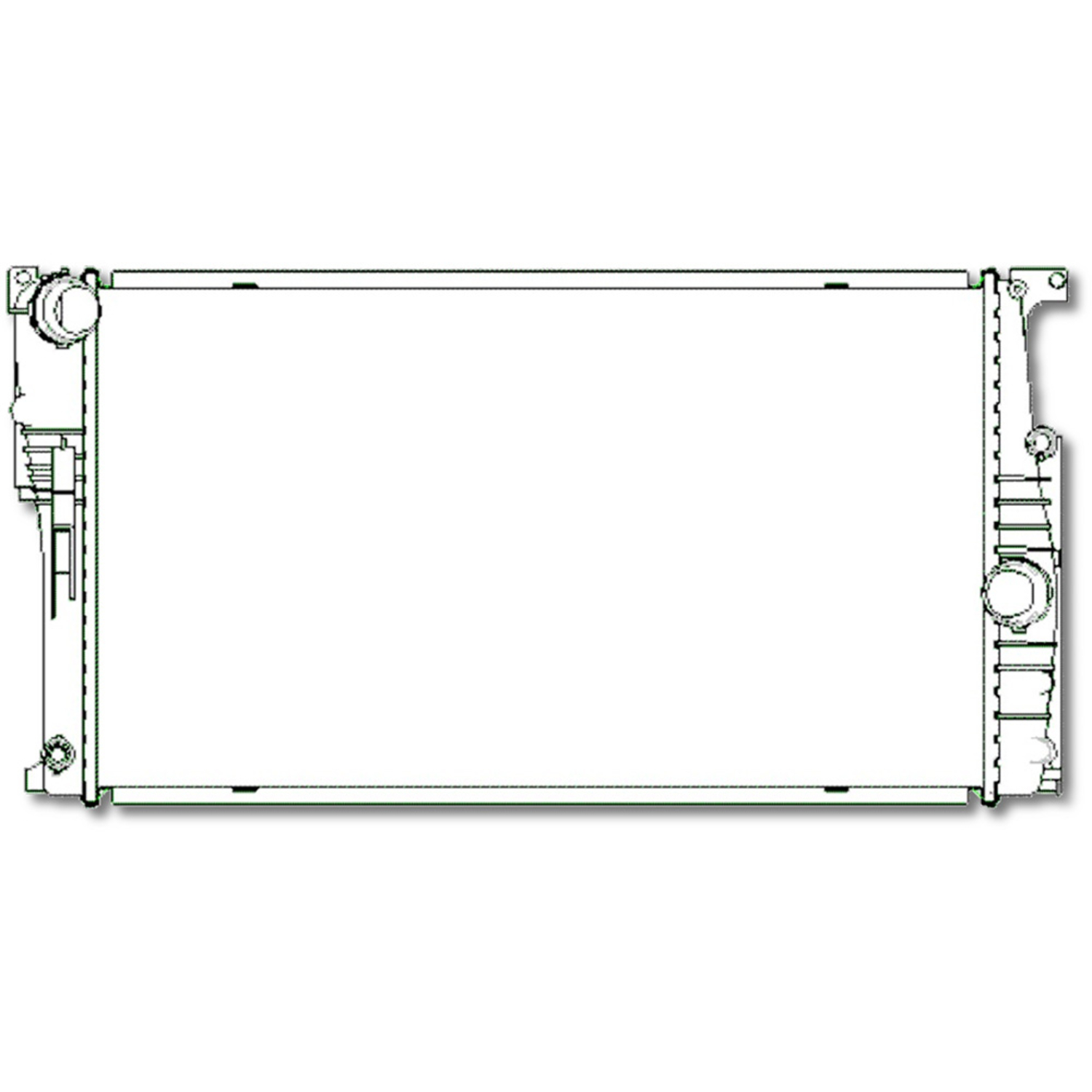 AM Radiator SKU GPD13581C OEM 3829 CU13581-13581-2481300 RA1