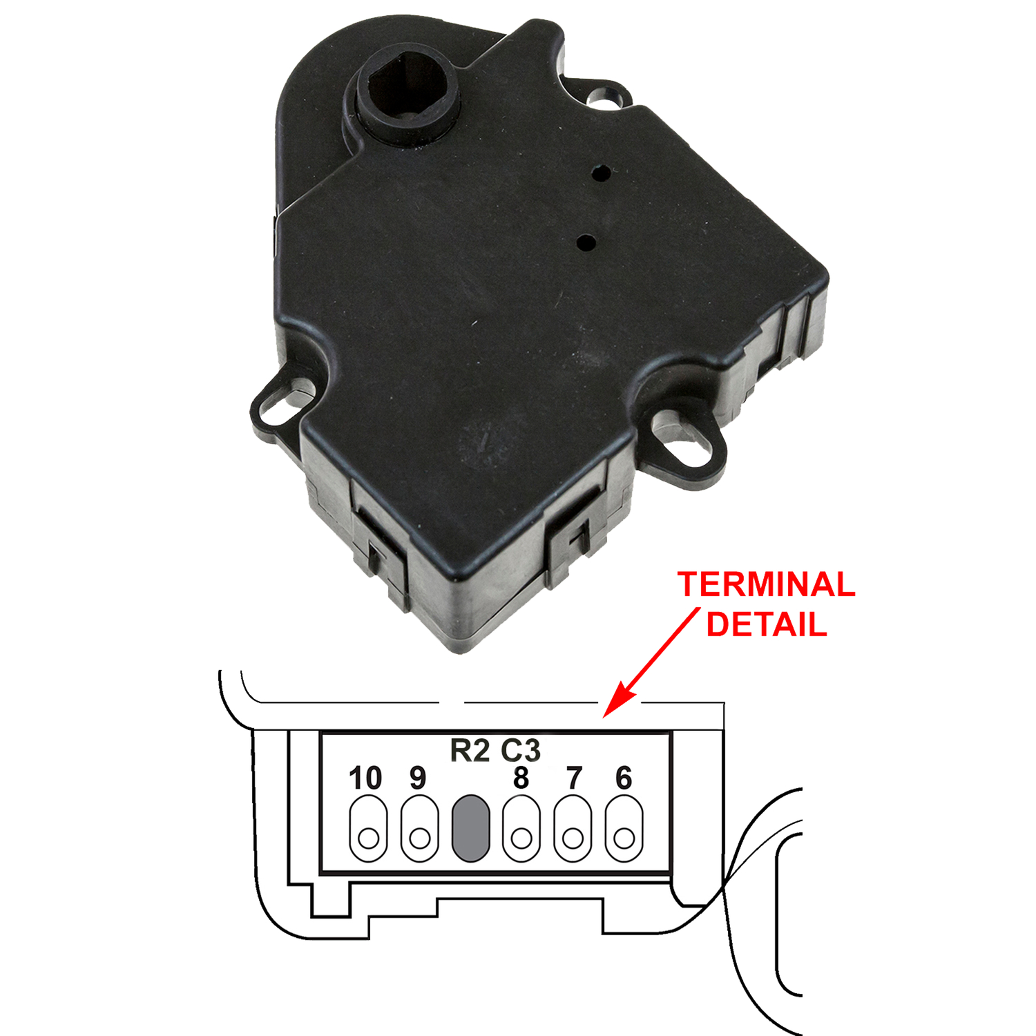 AM A C Actuator SKU GPD1712065 OEM 89018365