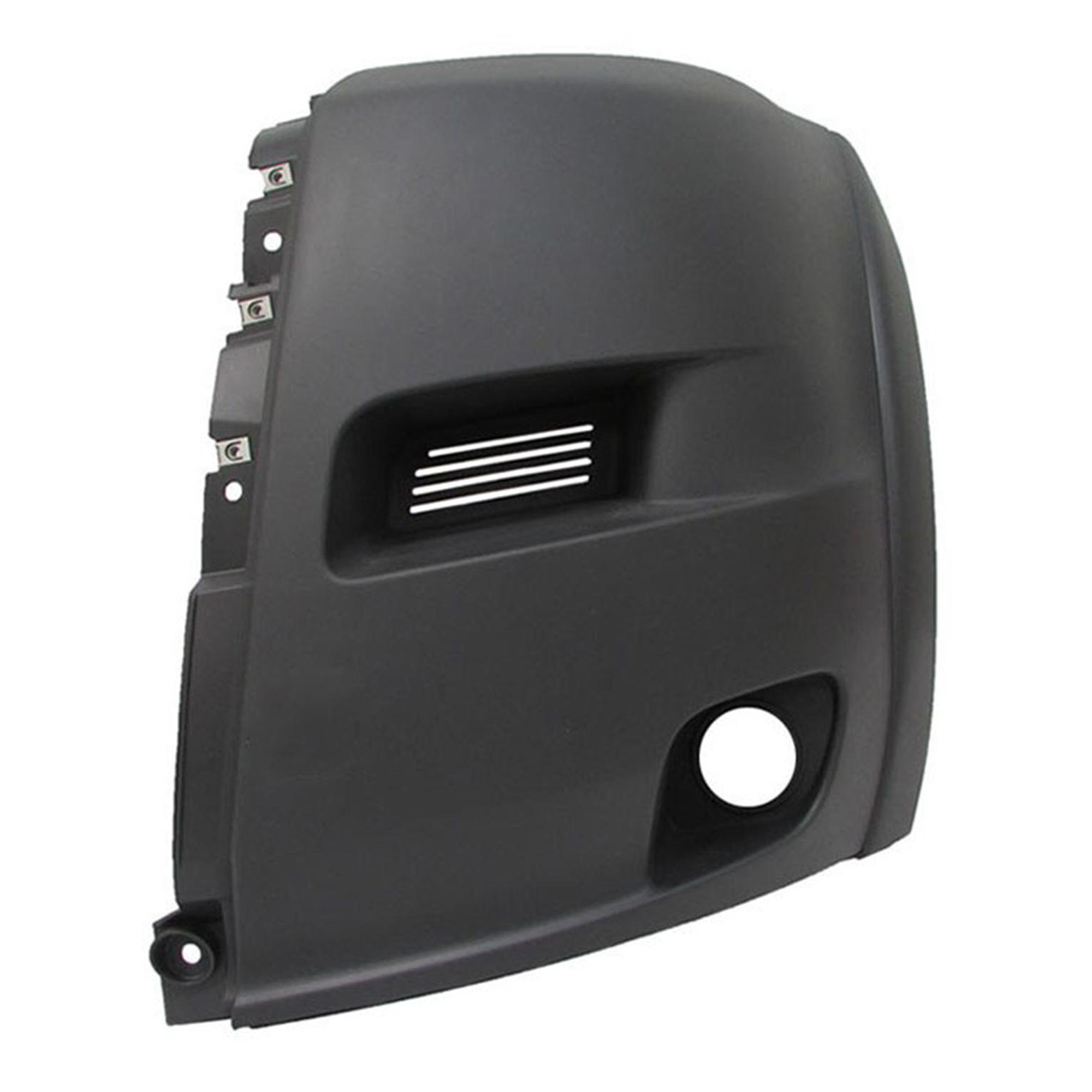 AM PROMASTER 14-20 FRONT BUMPER COVER LH Textured w Fog Light Holes SKU GR01030002 Partslink CH1016107 OEM 1ZT96LAHAA