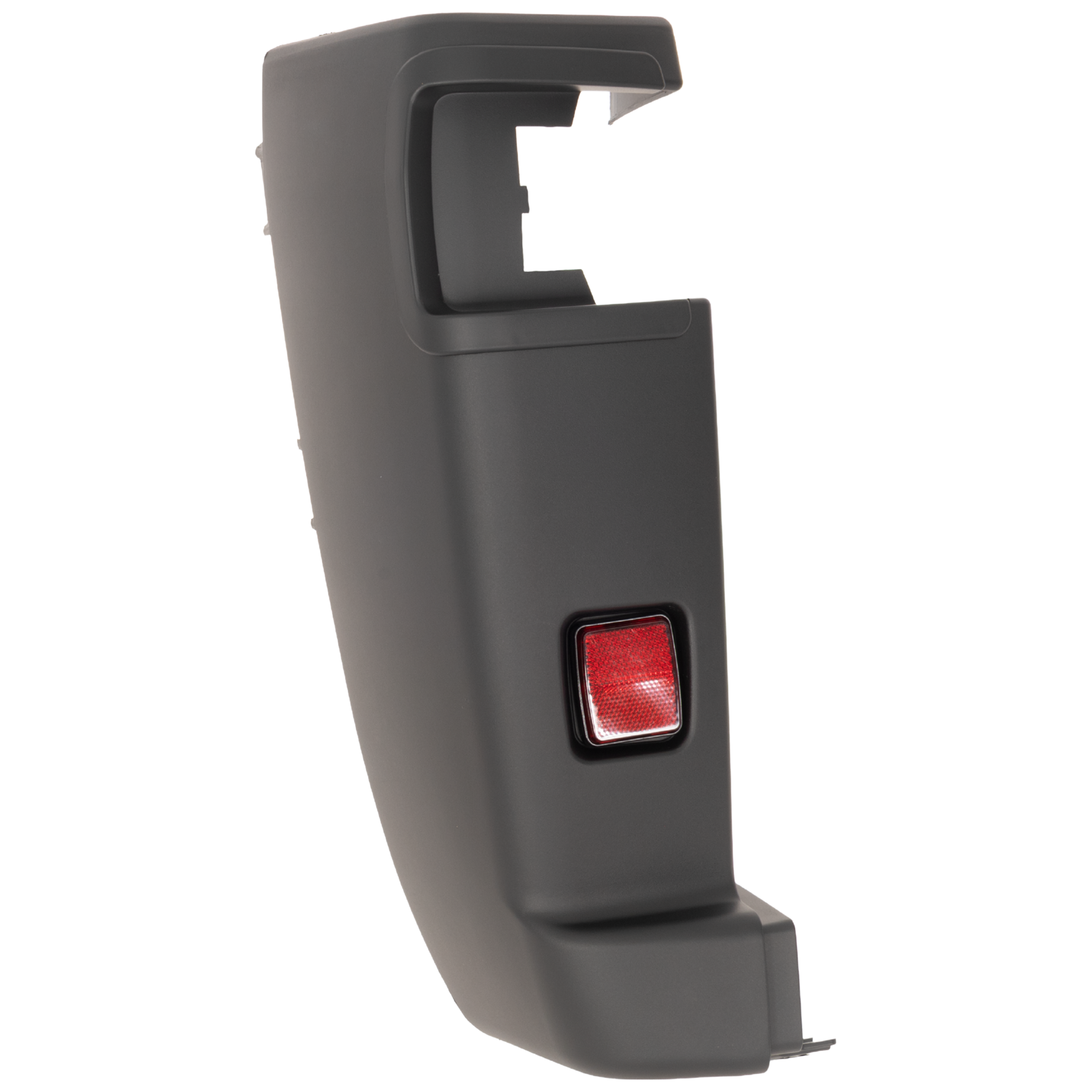 AM PROMASTER VAN 24-24 REAR BUMPER END LH Textured w o roll up door and w o Blind Spot Sensor Holes SKU GR76110002 Partslink CH1116109 OEM 5MA18JXWAA