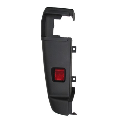 AM PROMASTER VAN 21-21 REAR BUMPER END LH Textured w Blind Spot Sensor Holes SKU GR76110004 Partslink CH1116106 OEM 6ZH24JXWAA